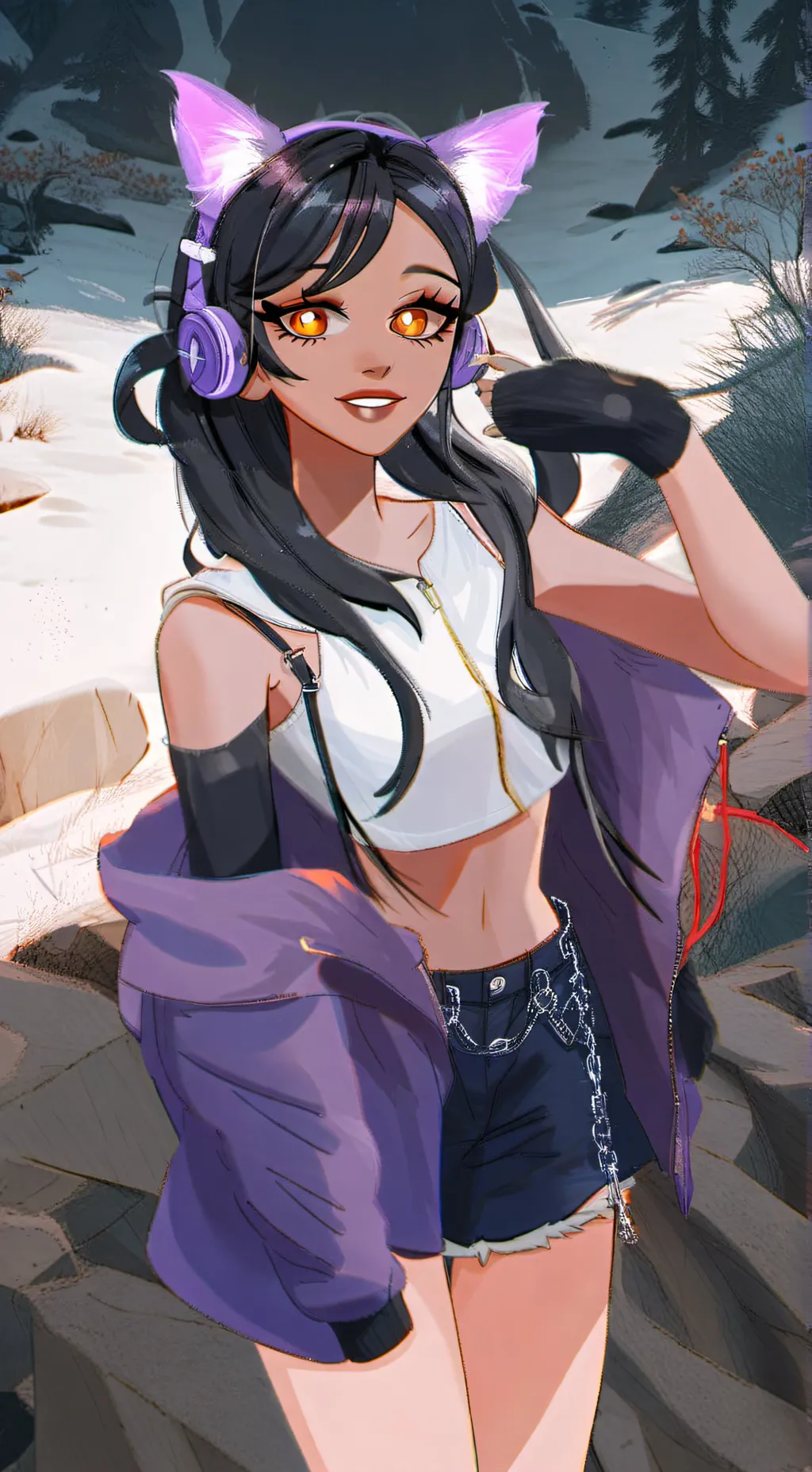 ai character: aphmau  background