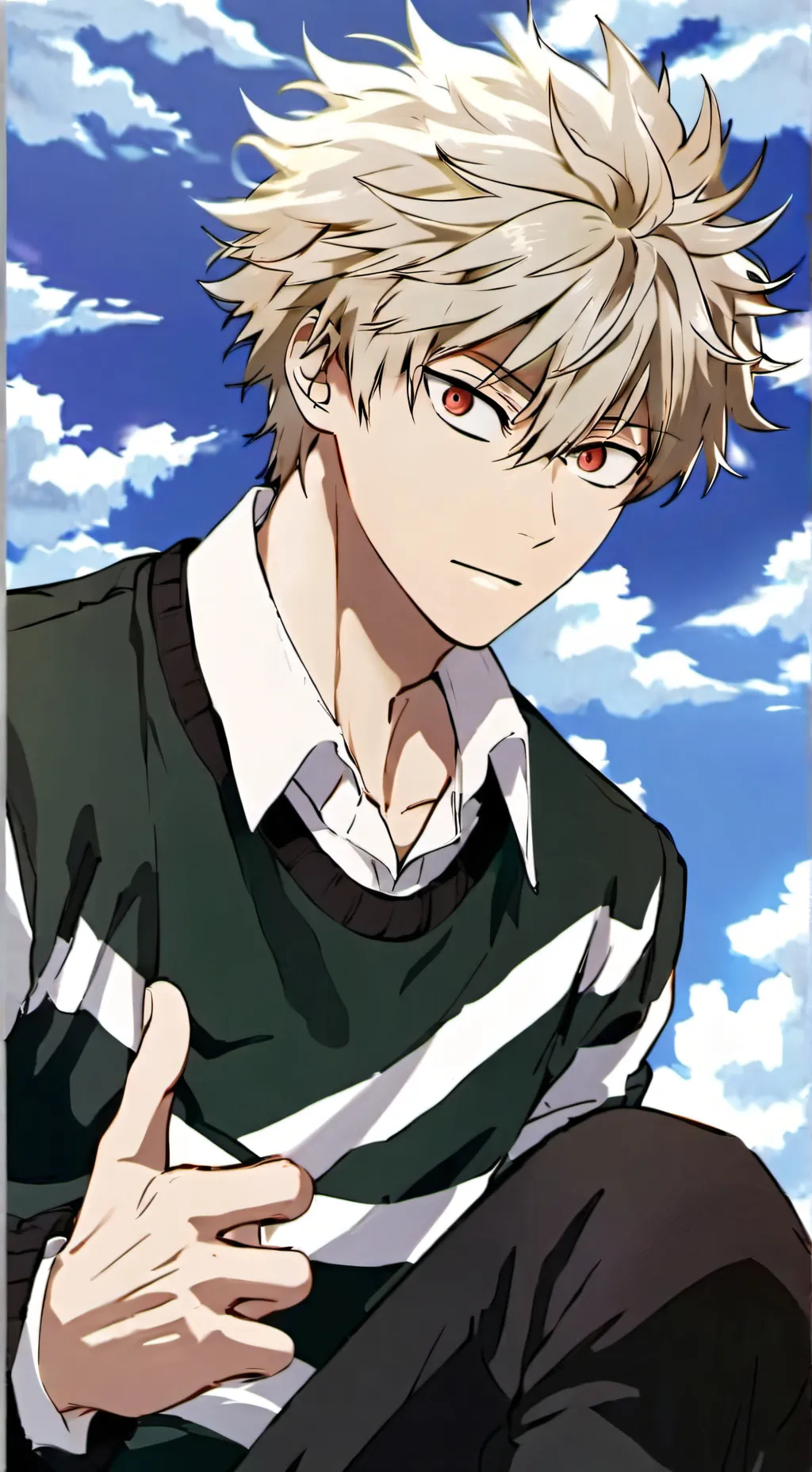 ai character: Katsuki bokugo background