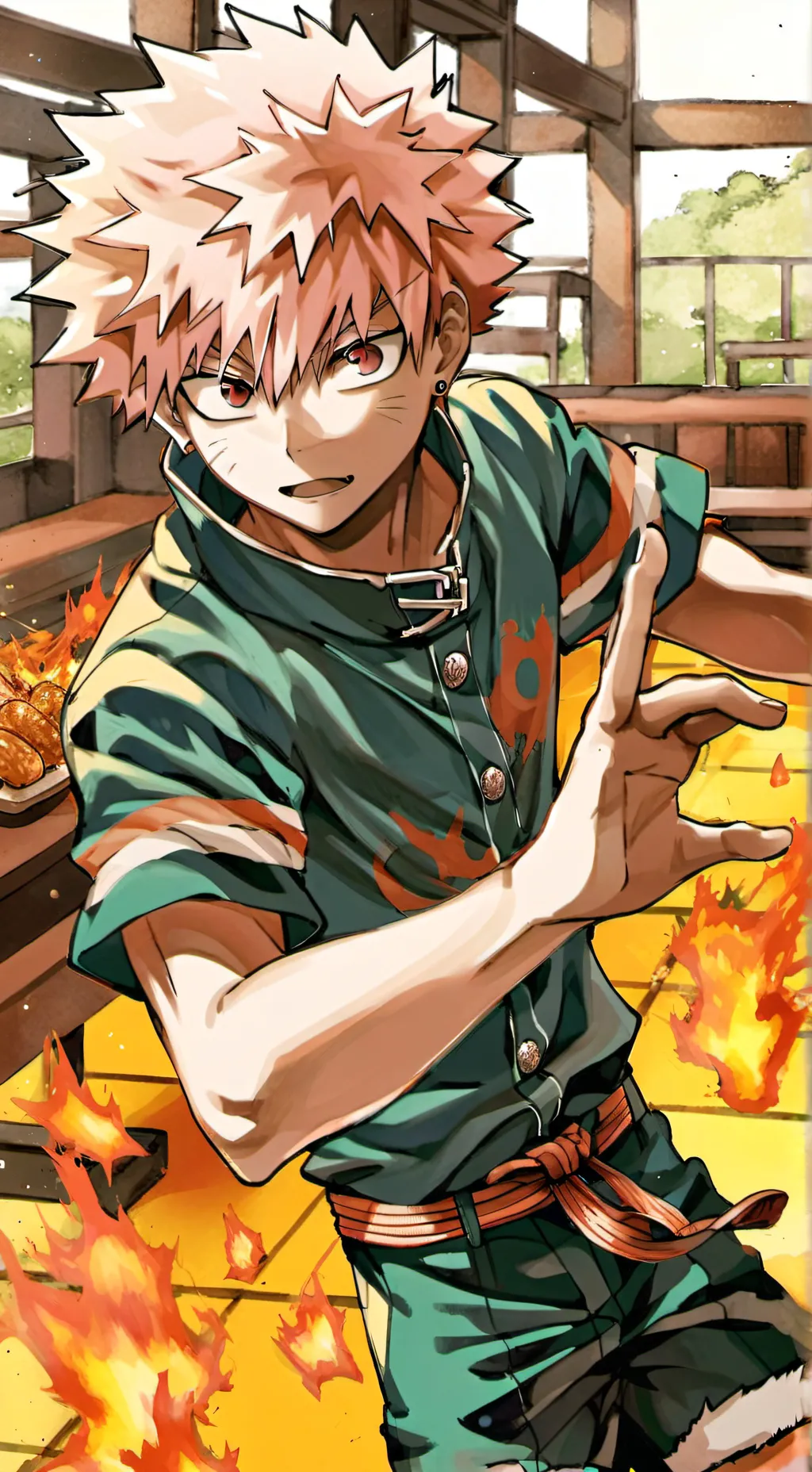 ai character: mha background