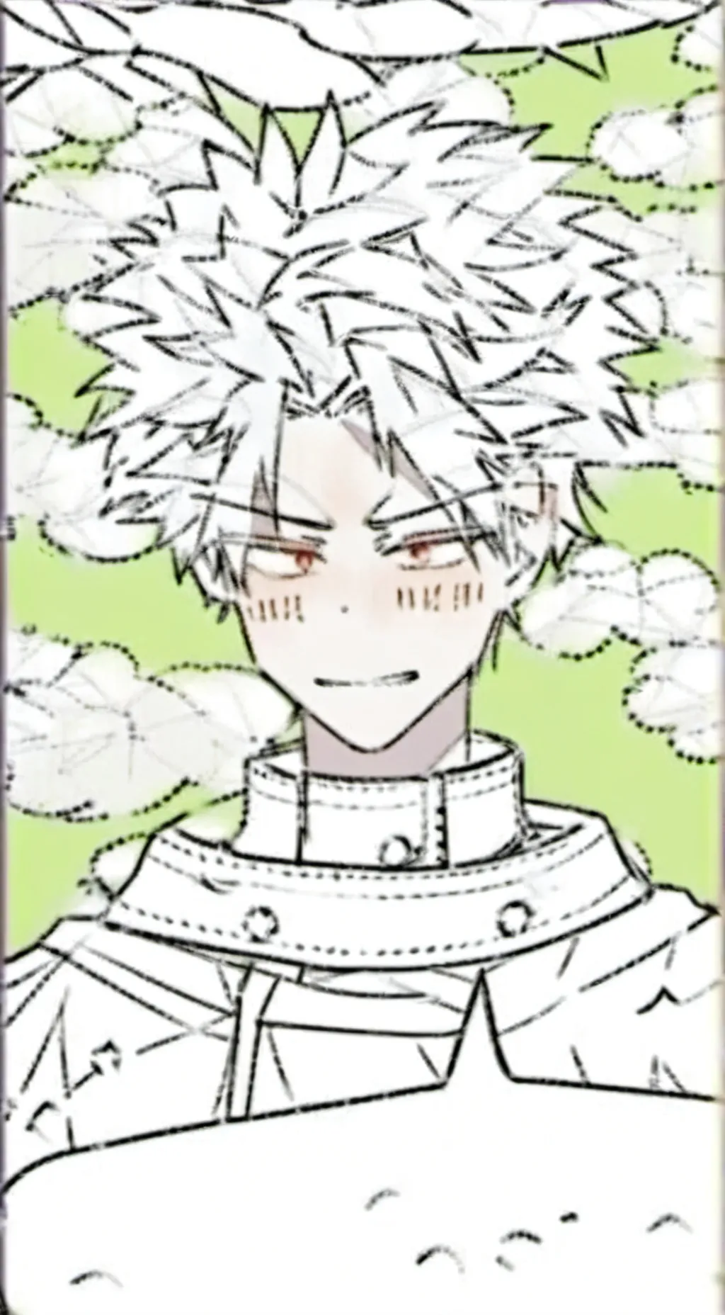 ai character: bakugo is SICK background