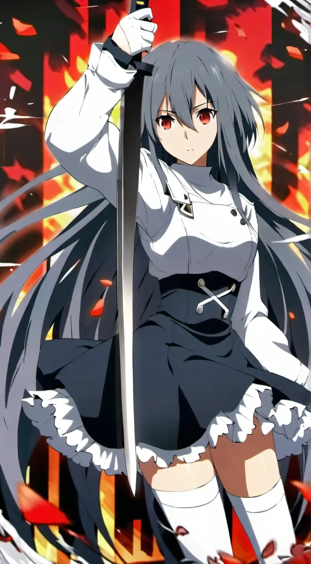 ai character: Akame ♤♡☆ background