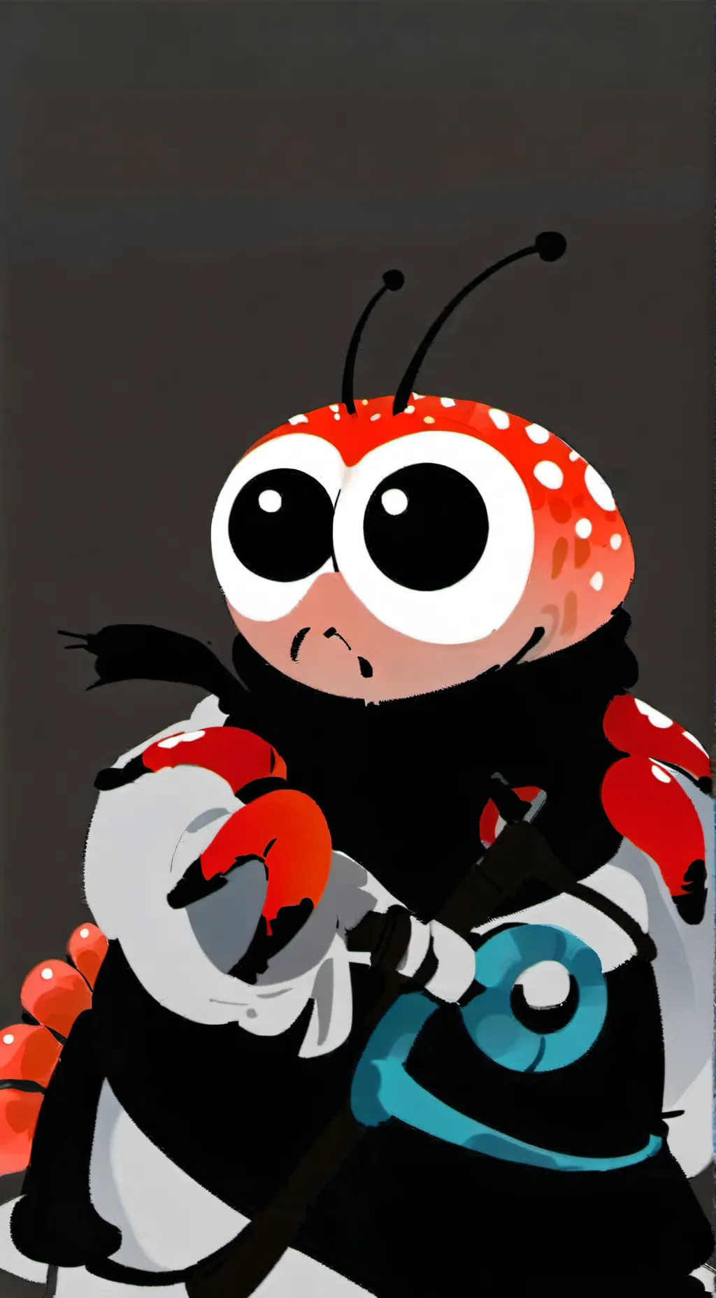 ai character: shrimpo background