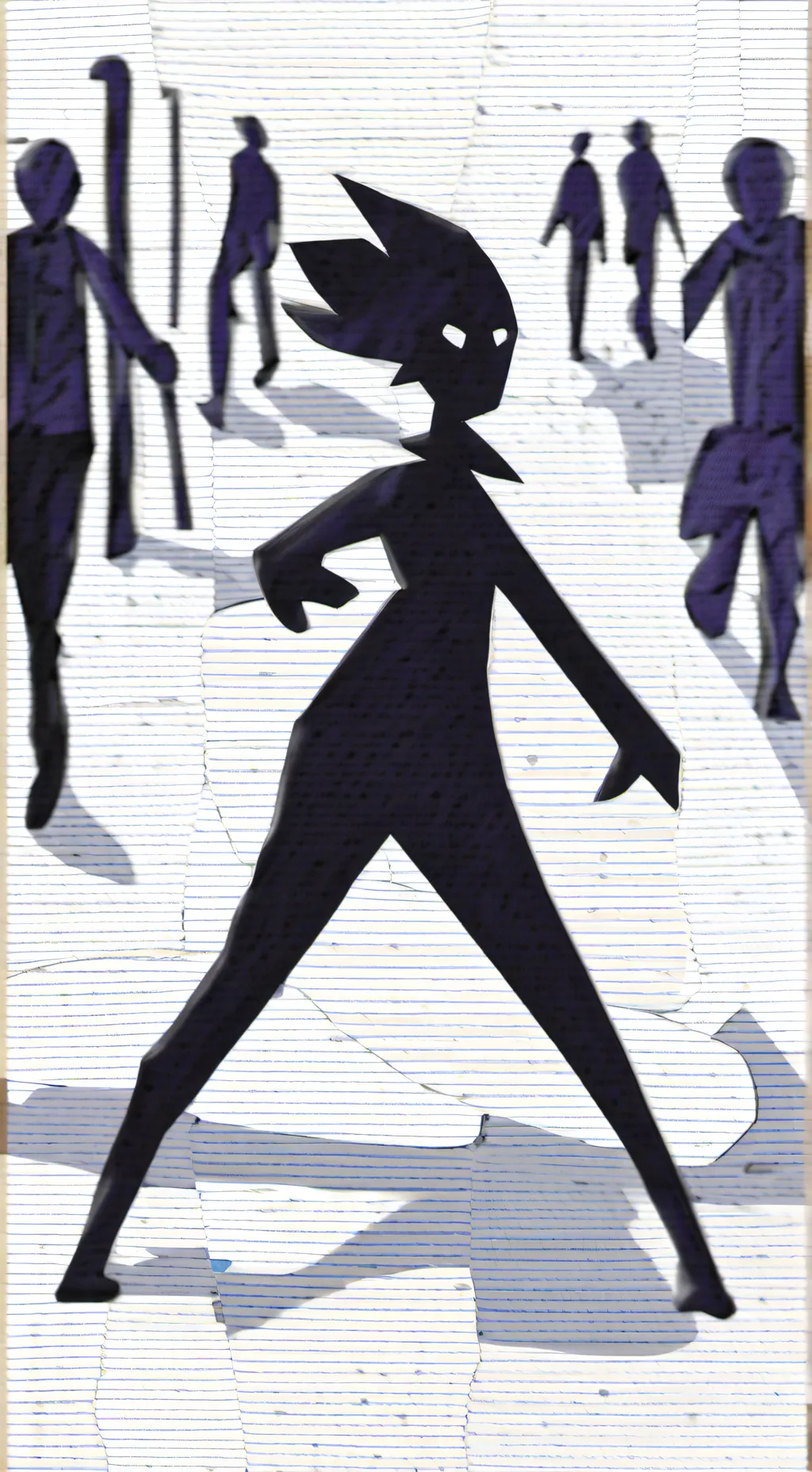 ai character: Dark shadow (mha)  background