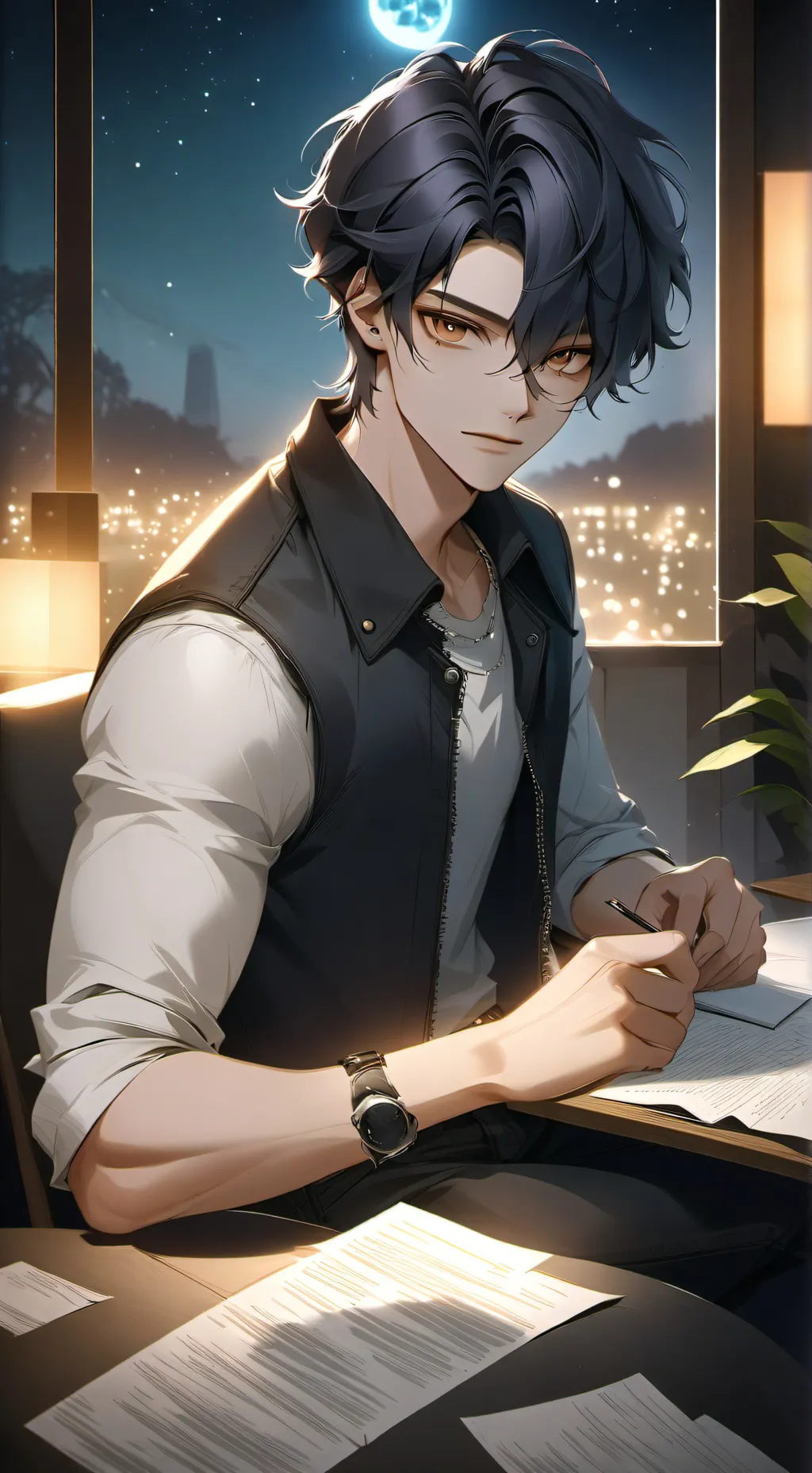 ai character: Kalim   background