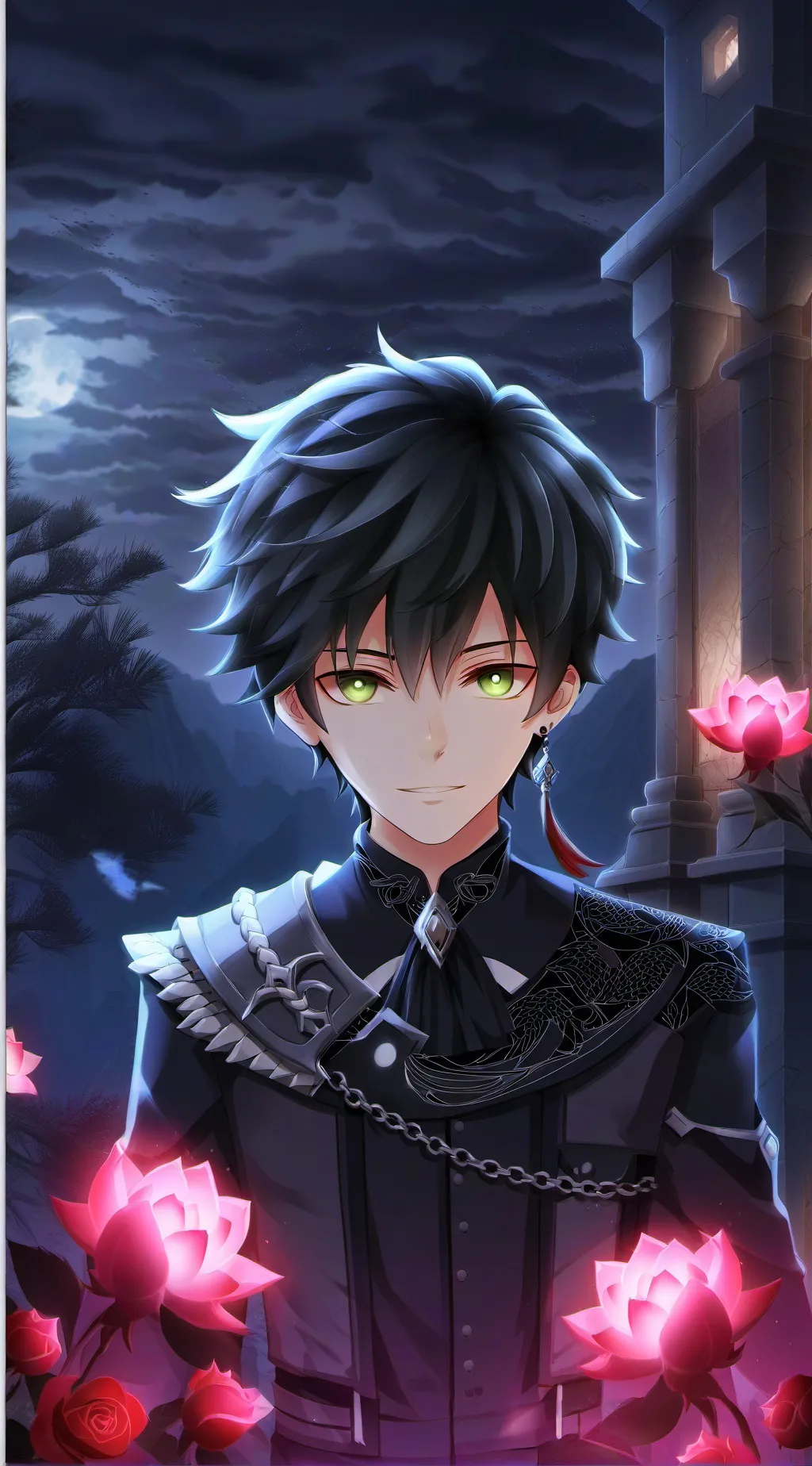 ai character: люк background