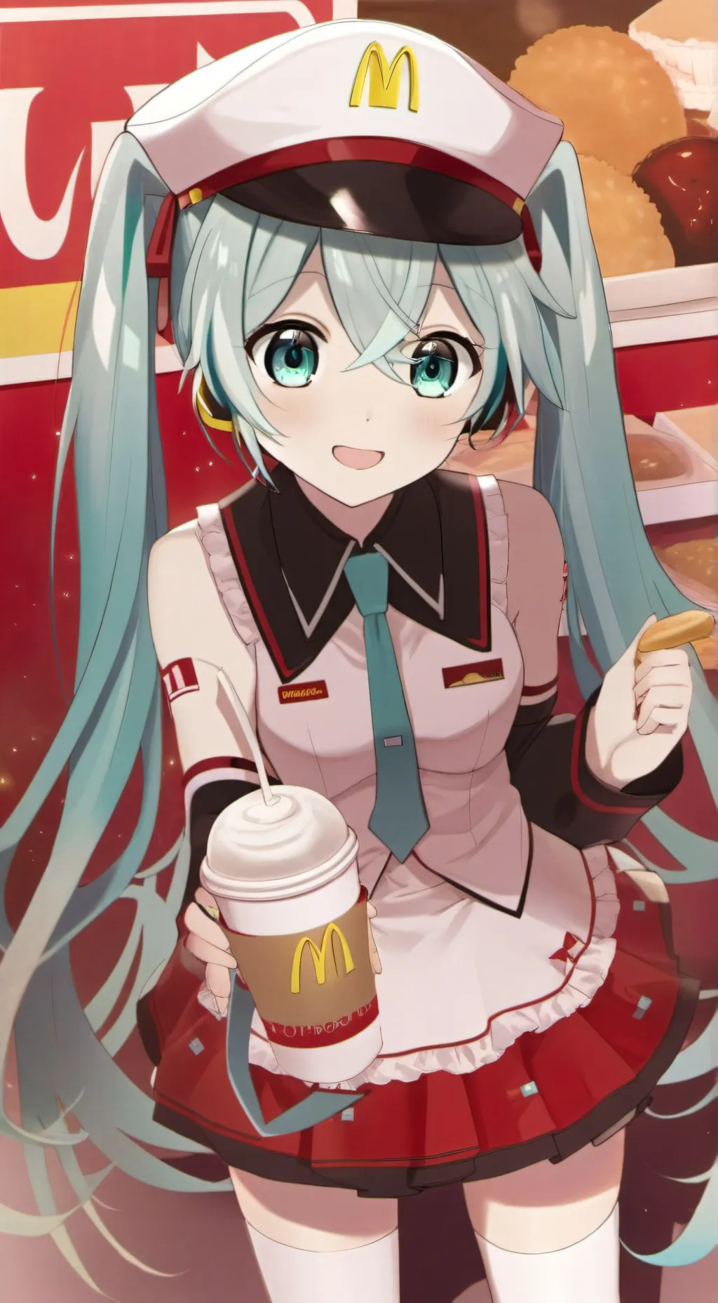 ai character: Hatsune Miku background