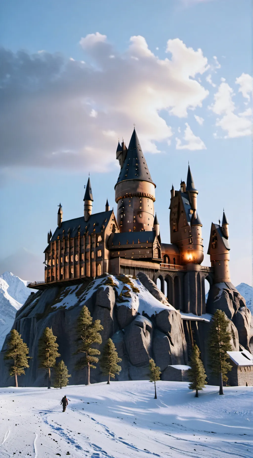 ai character: Hogwarts background