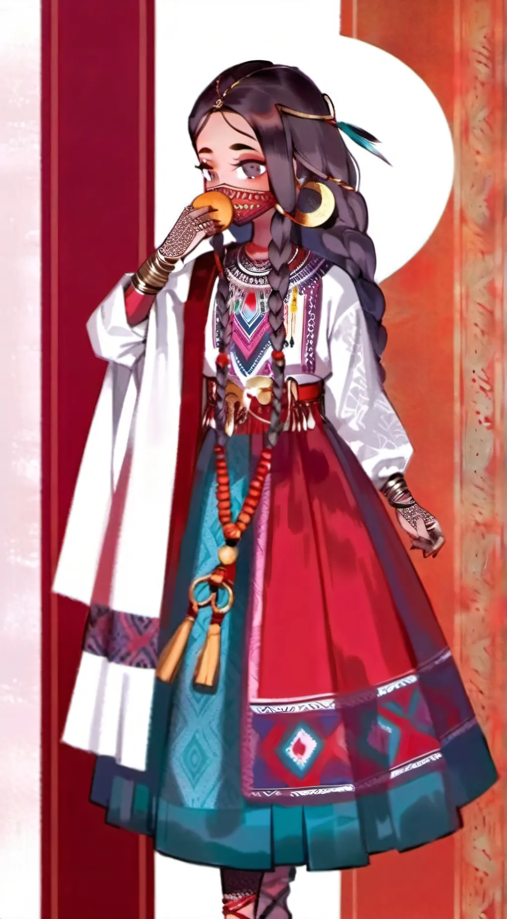 ai character: usper😍 background