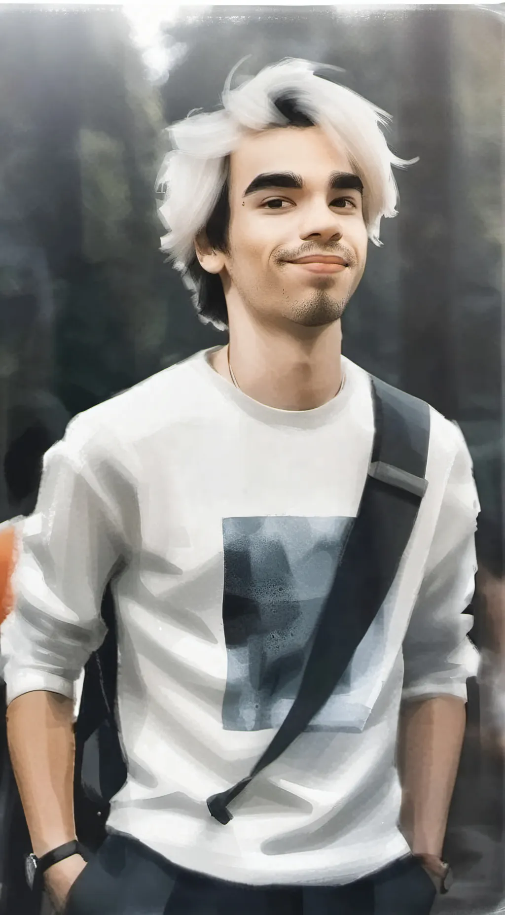 ai character: Cameron Boyce background