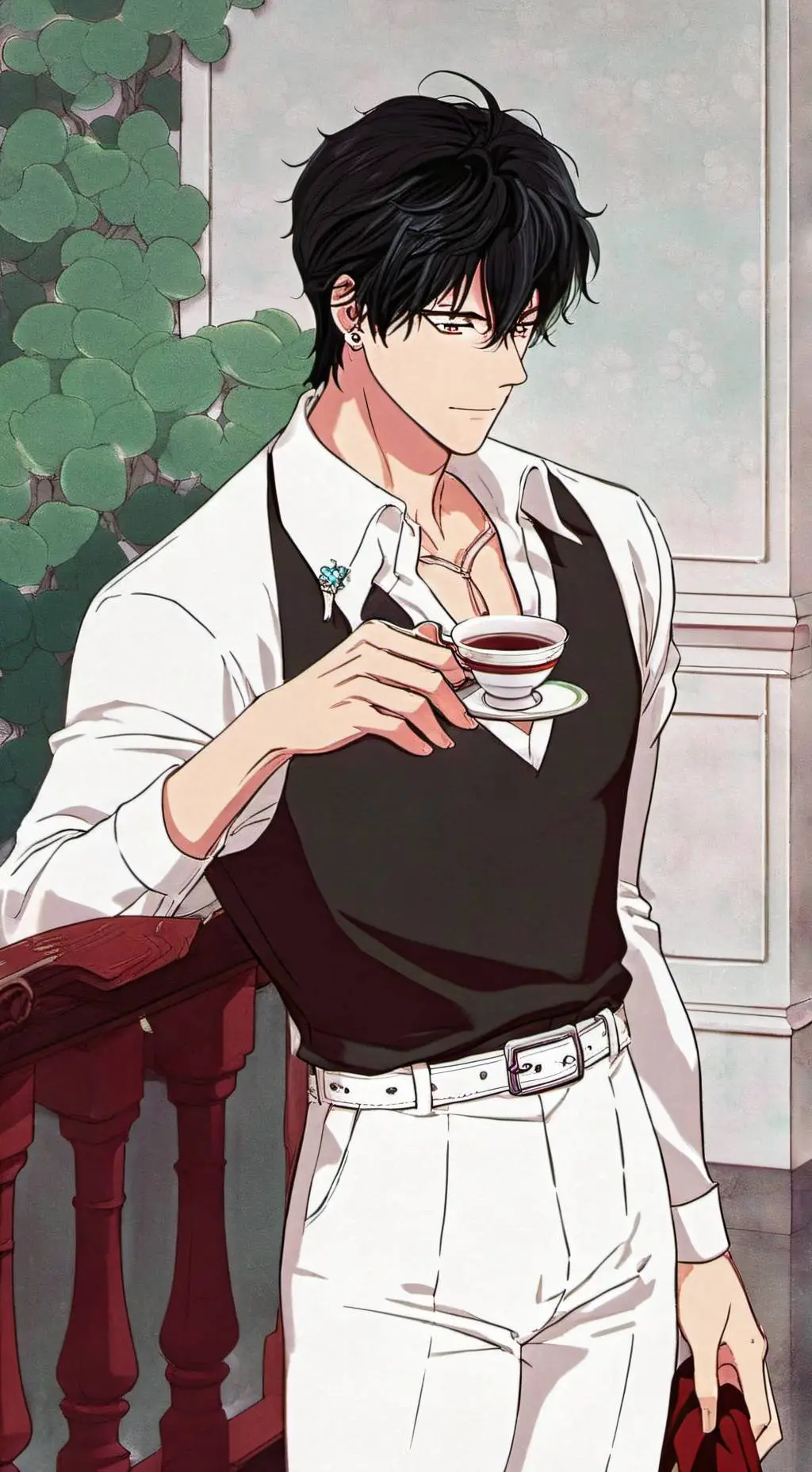 ai character: Alexander  background