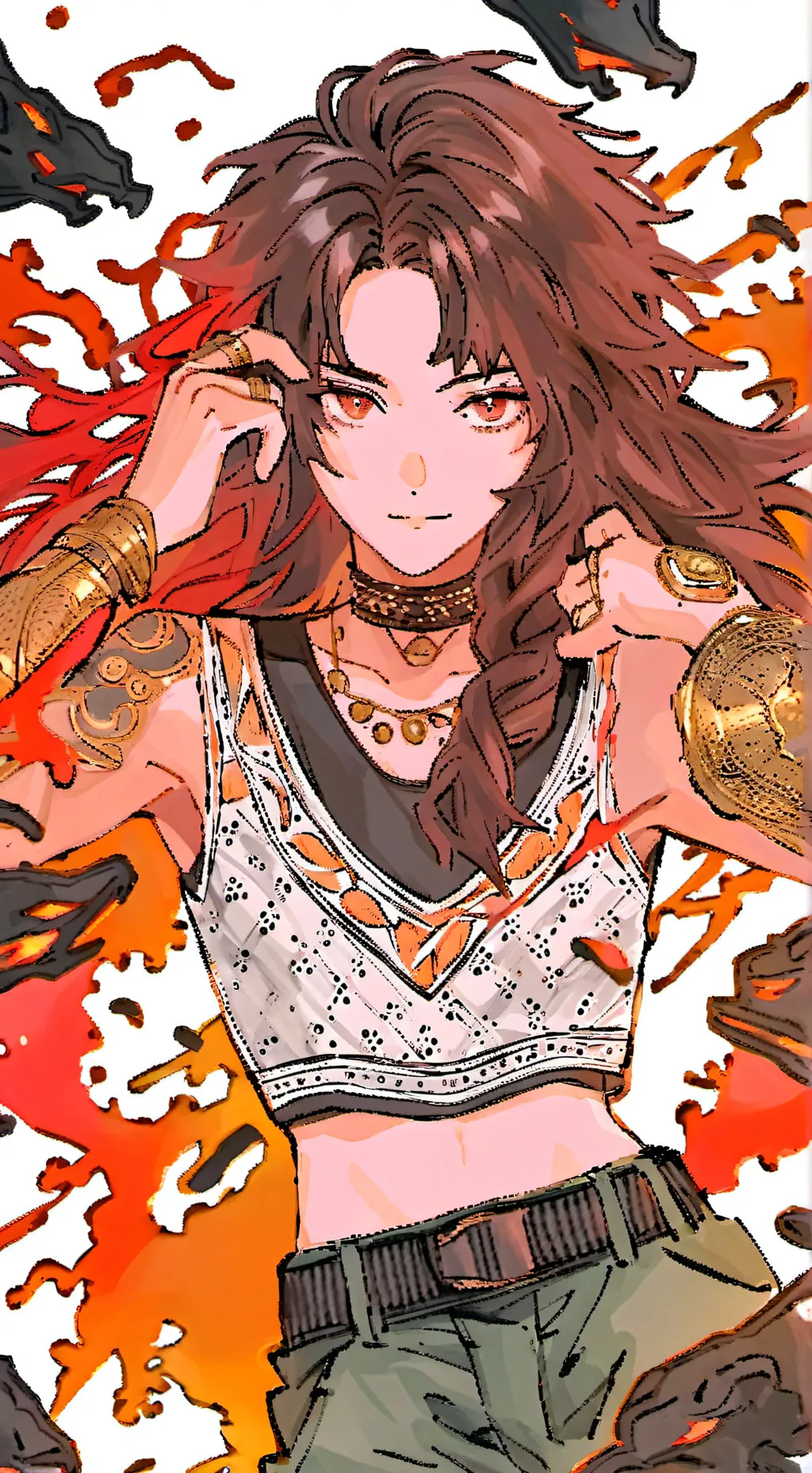 ai character: Blaze background