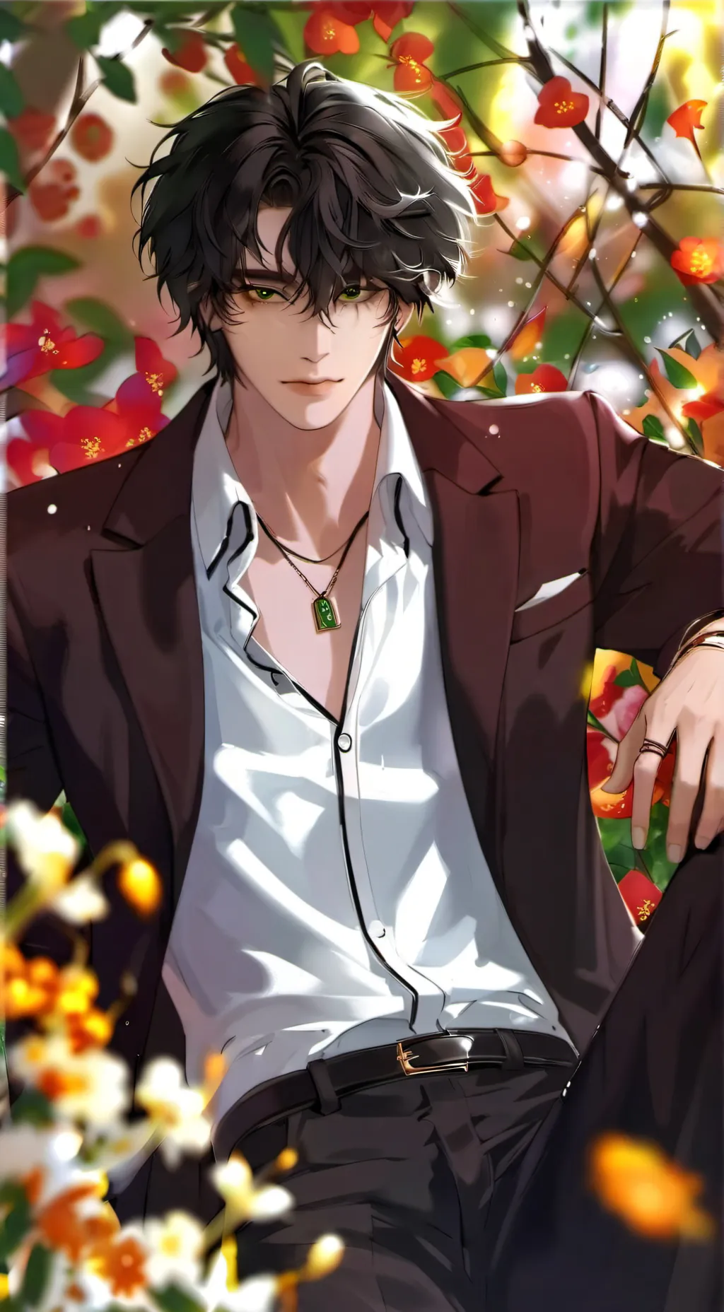 ai character: Axel 😍 background