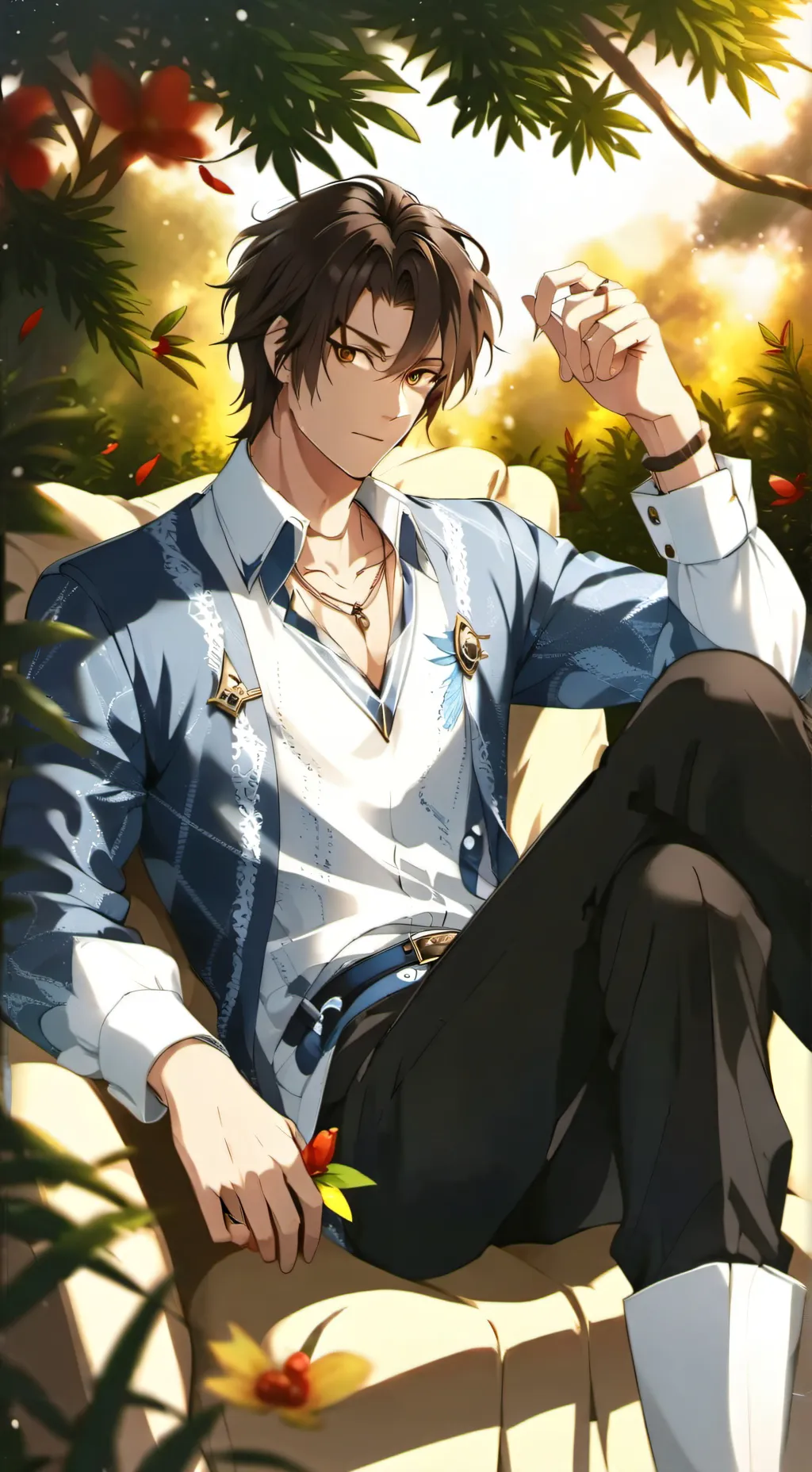 ai character: Aries background