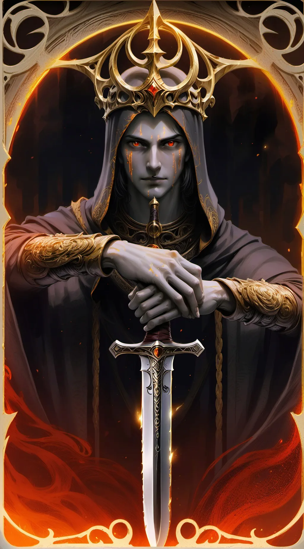 ai character: nublado  background