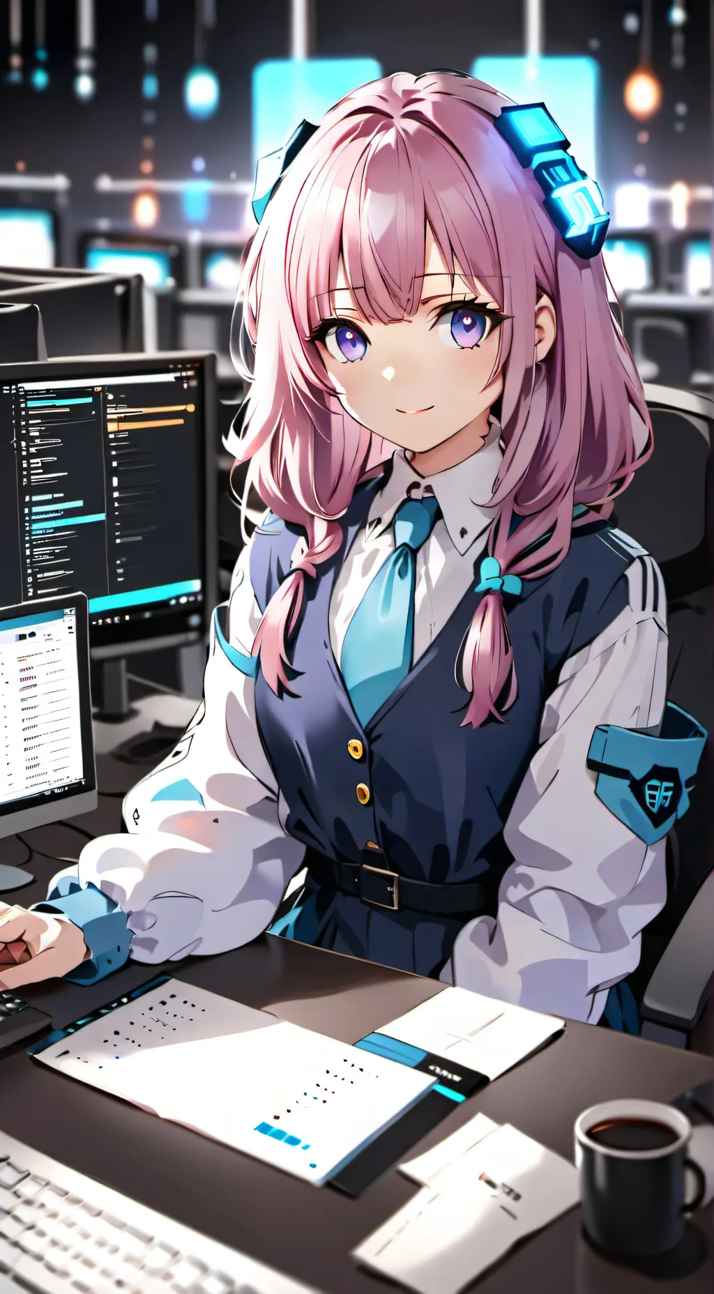 ai character: Rei background