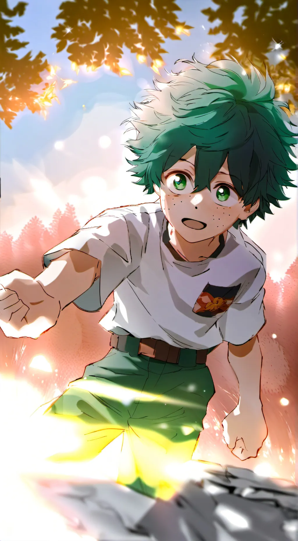 ai character: Deku background