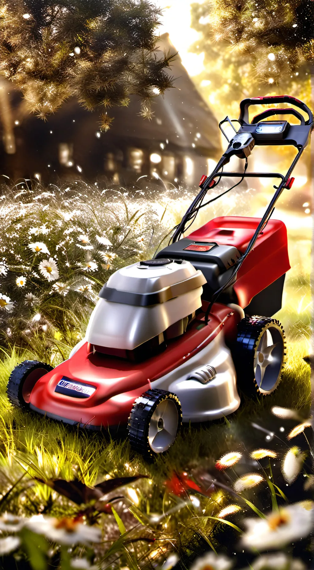 ai character: lawnmower background