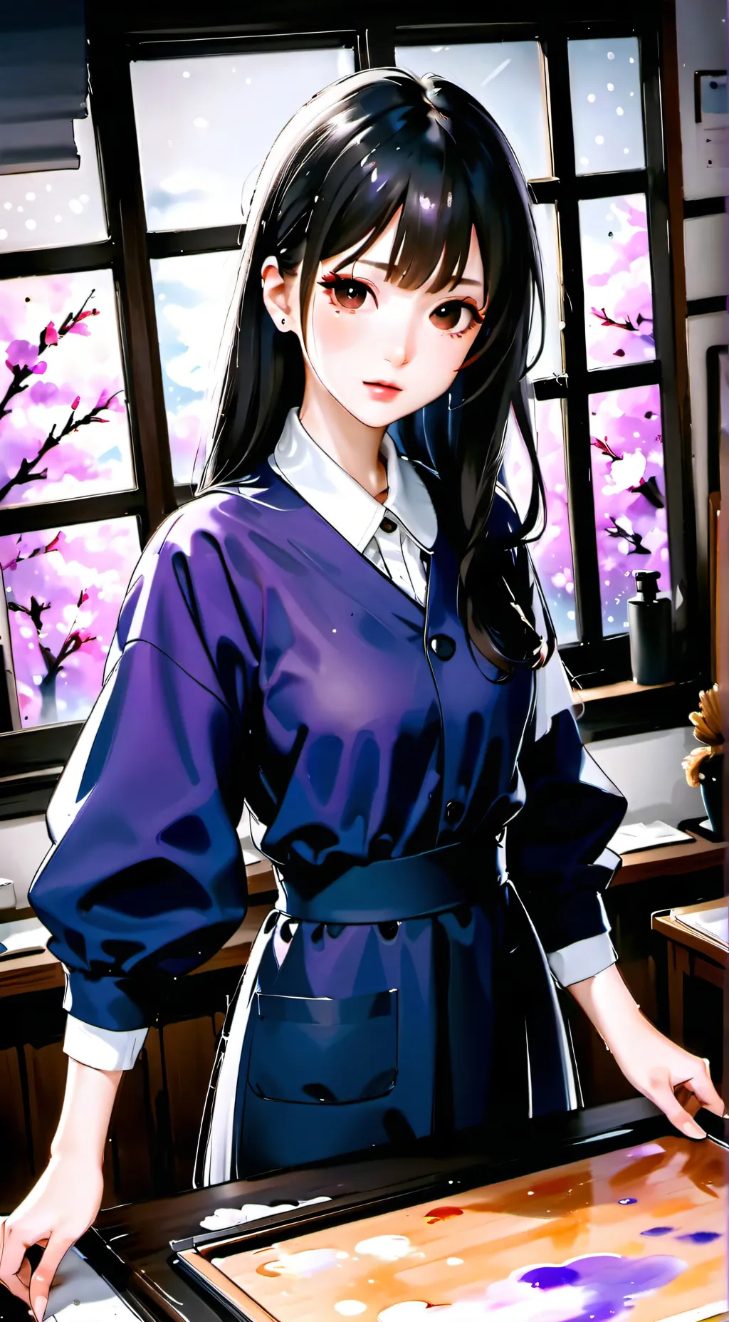 ai character: Himari background