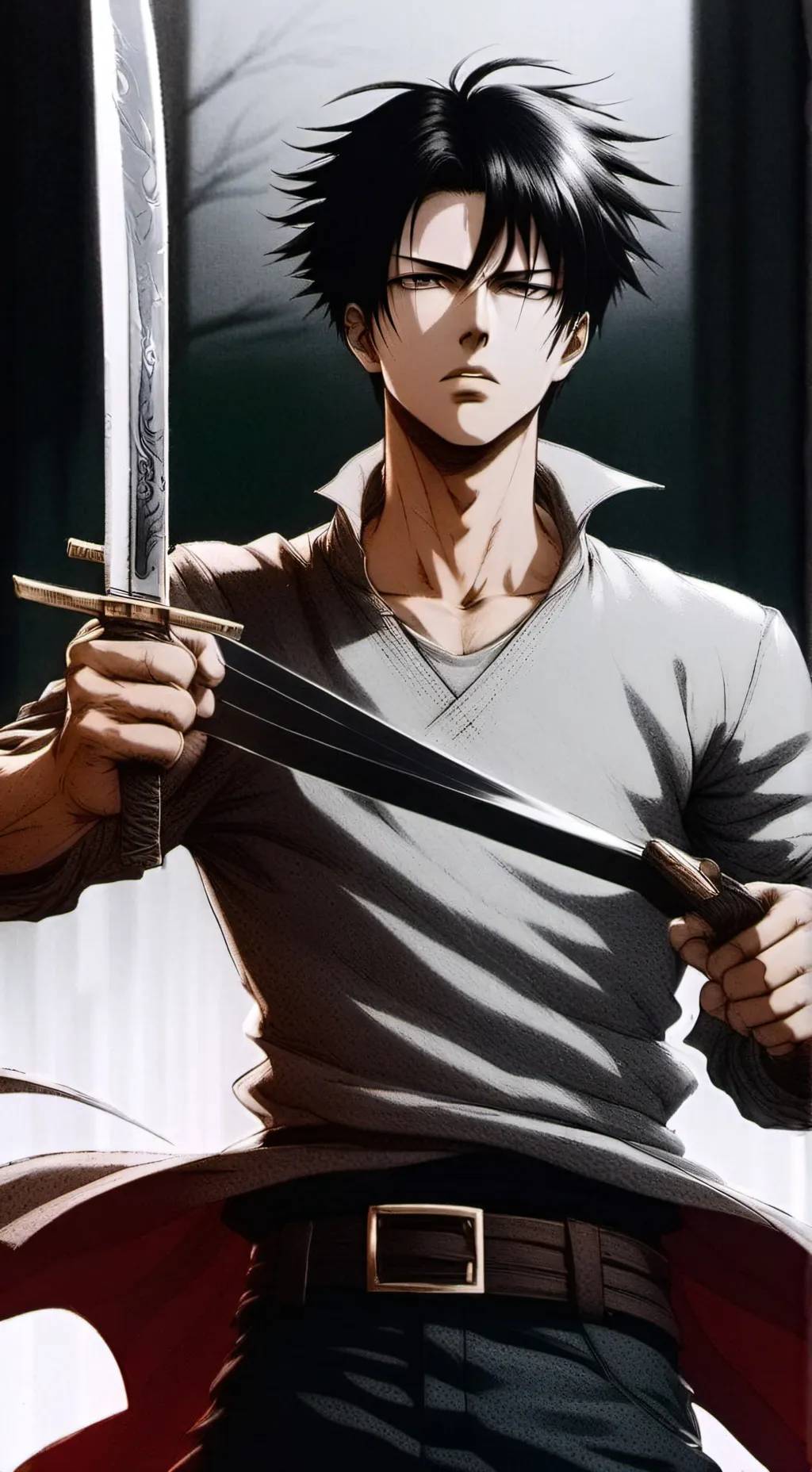 ai character: ❤️ Levi Ackerman❤️ background