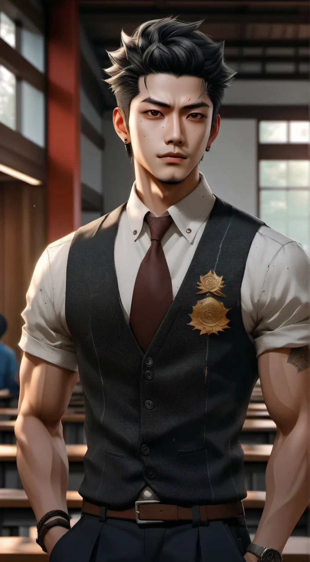 ai character: Tsuyoshi background