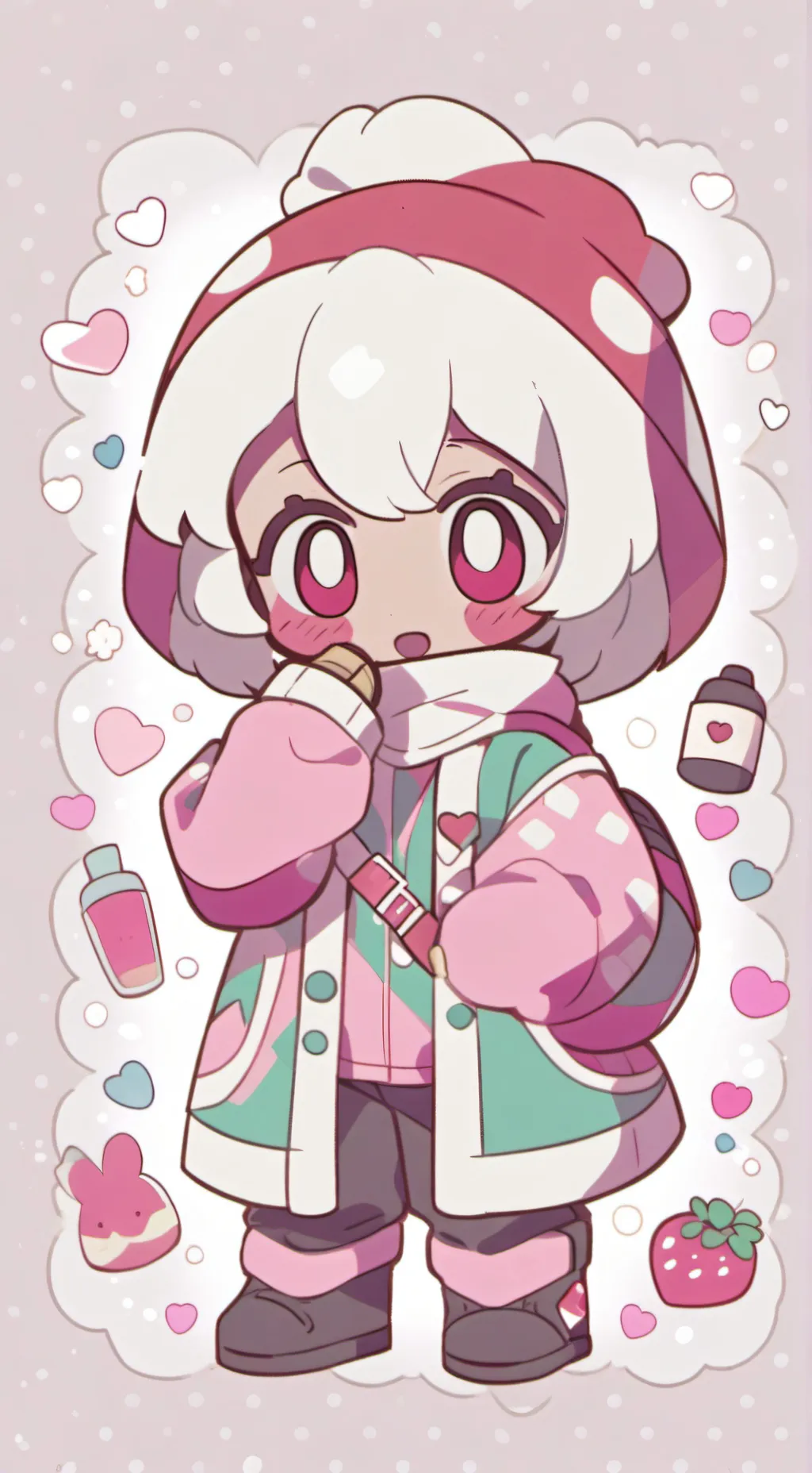 ai character: GIRL  background