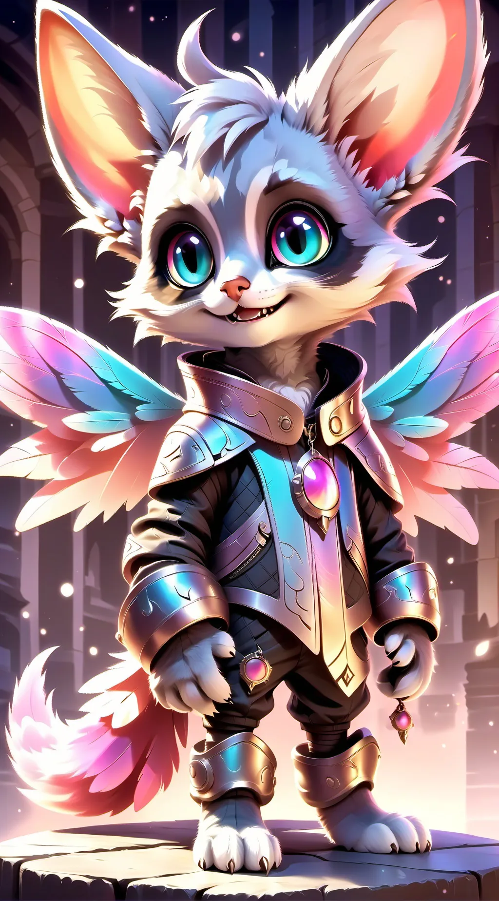 ai character: Whisper Ringtail background