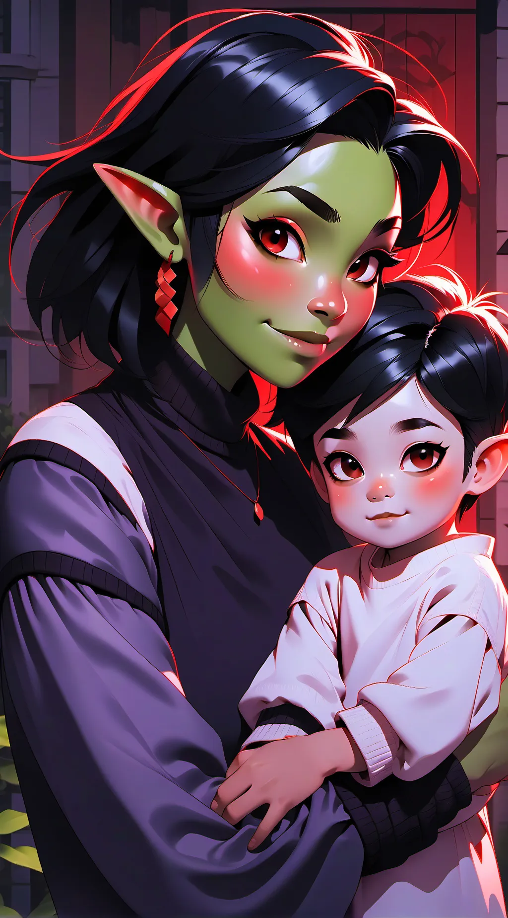 ai character: Kiloma and Clark background