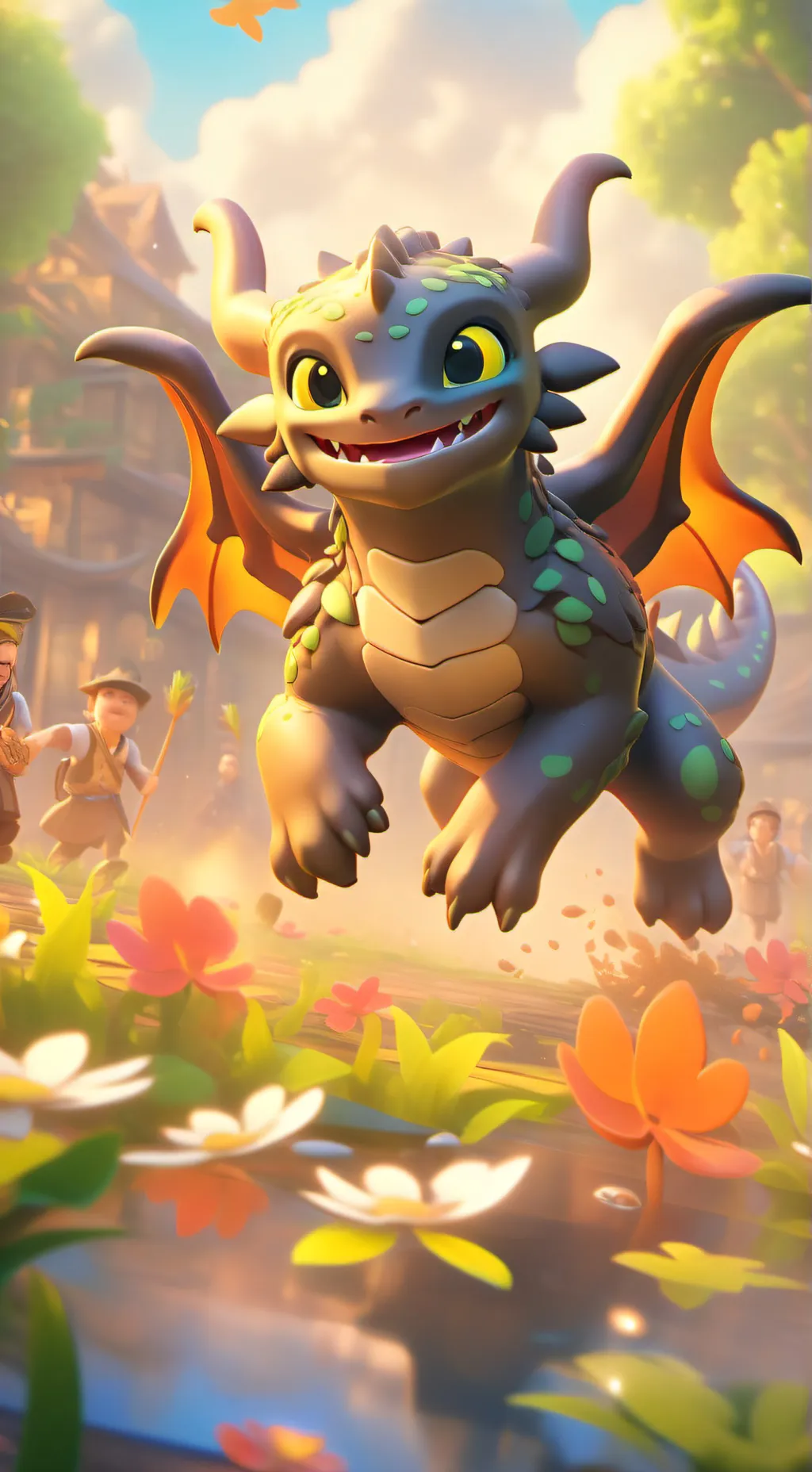 ai character: httdy  background
