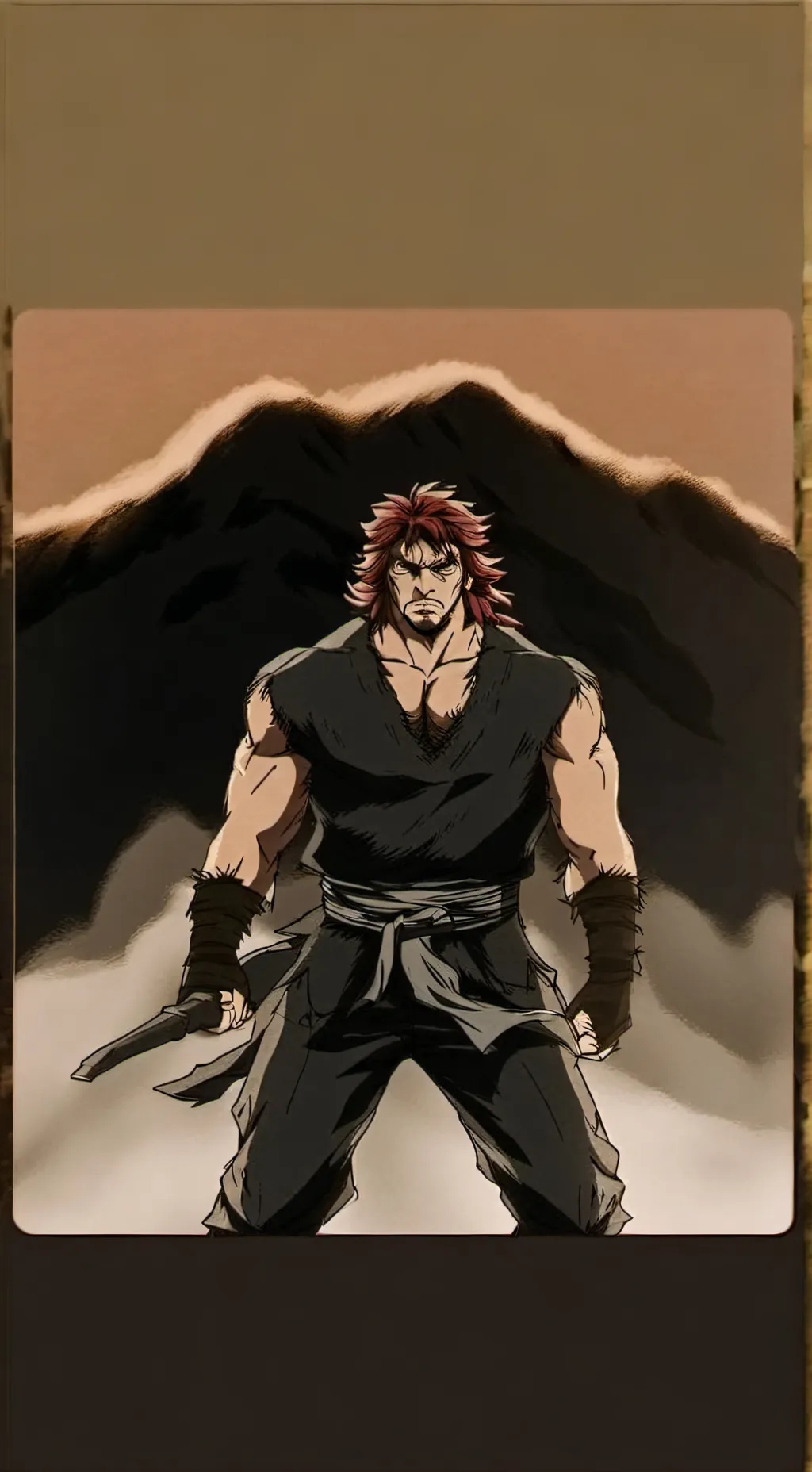 ai character: Yujiro hamnna background