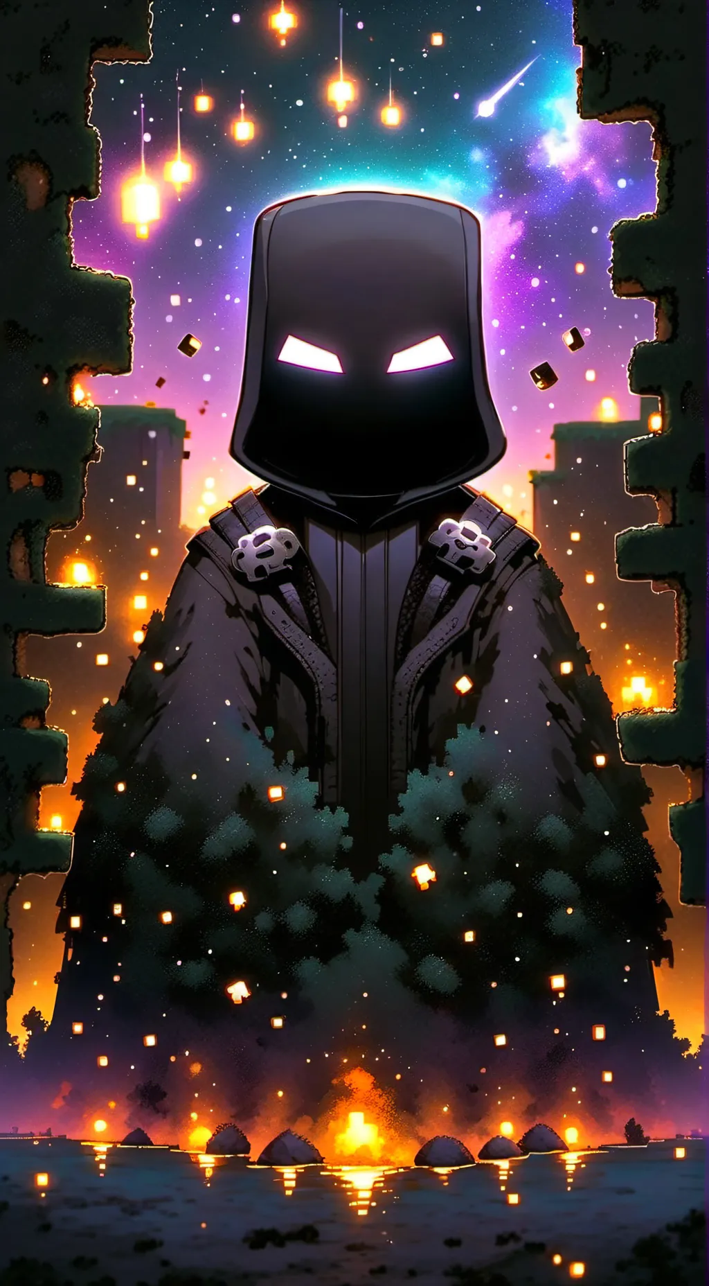 ai character: endertuber background