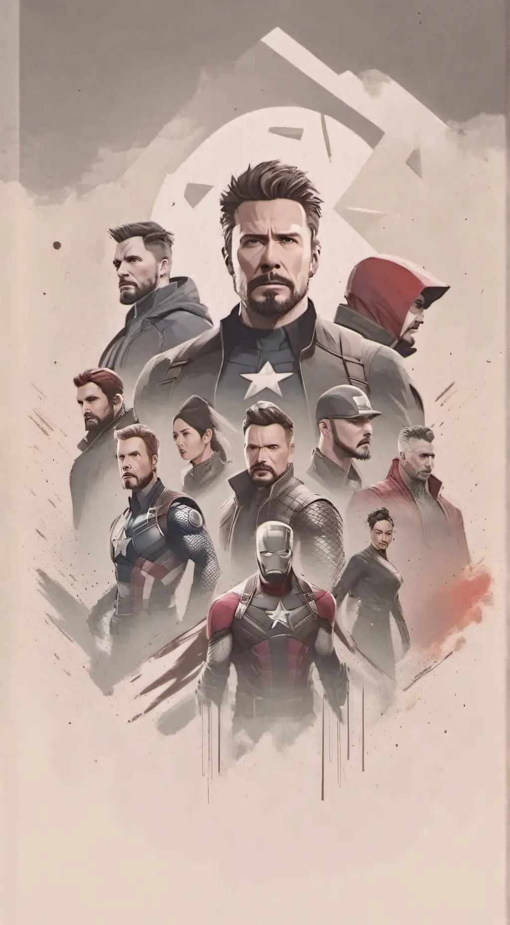 ai character: yn x avengers cast background