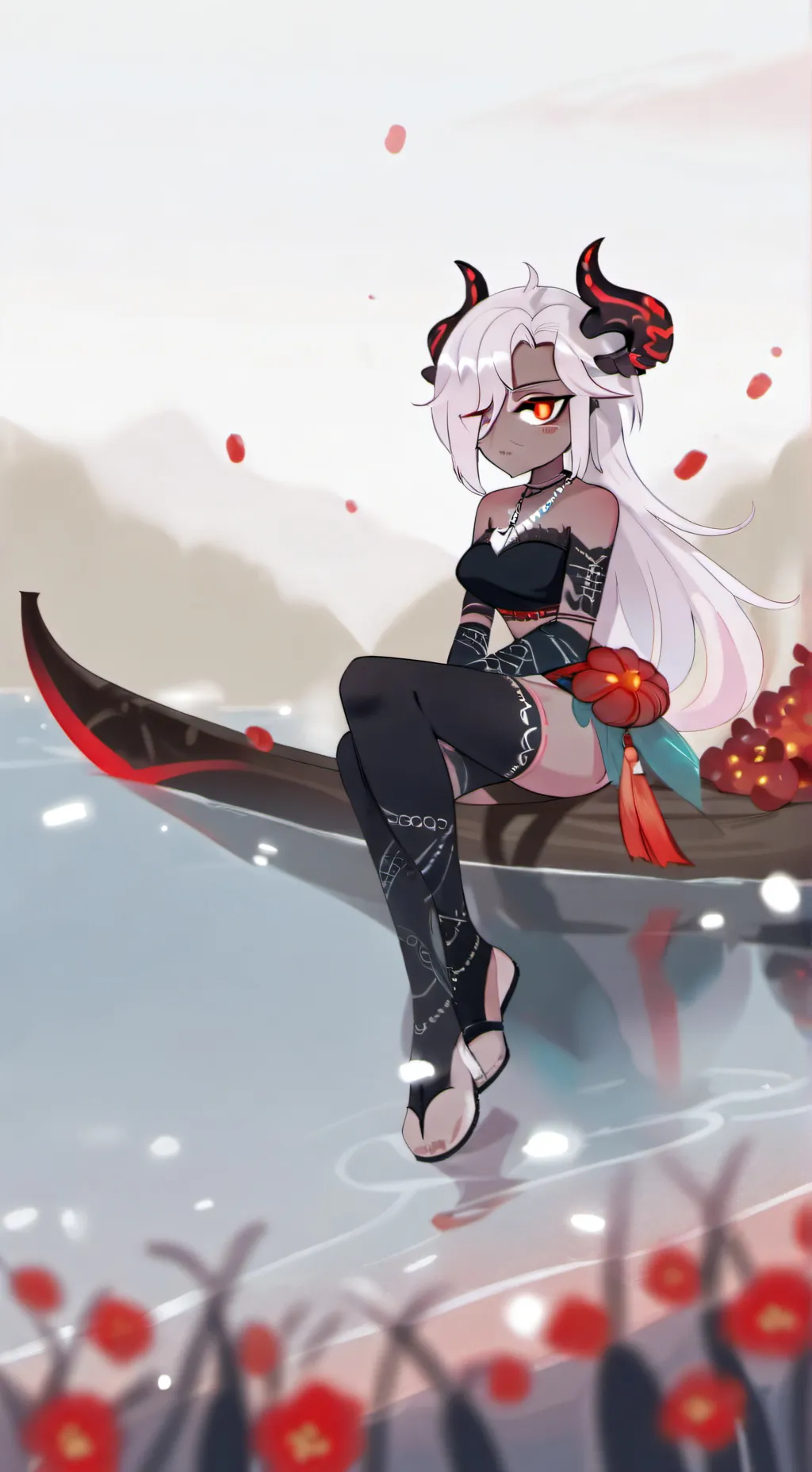 ai character: Luna background