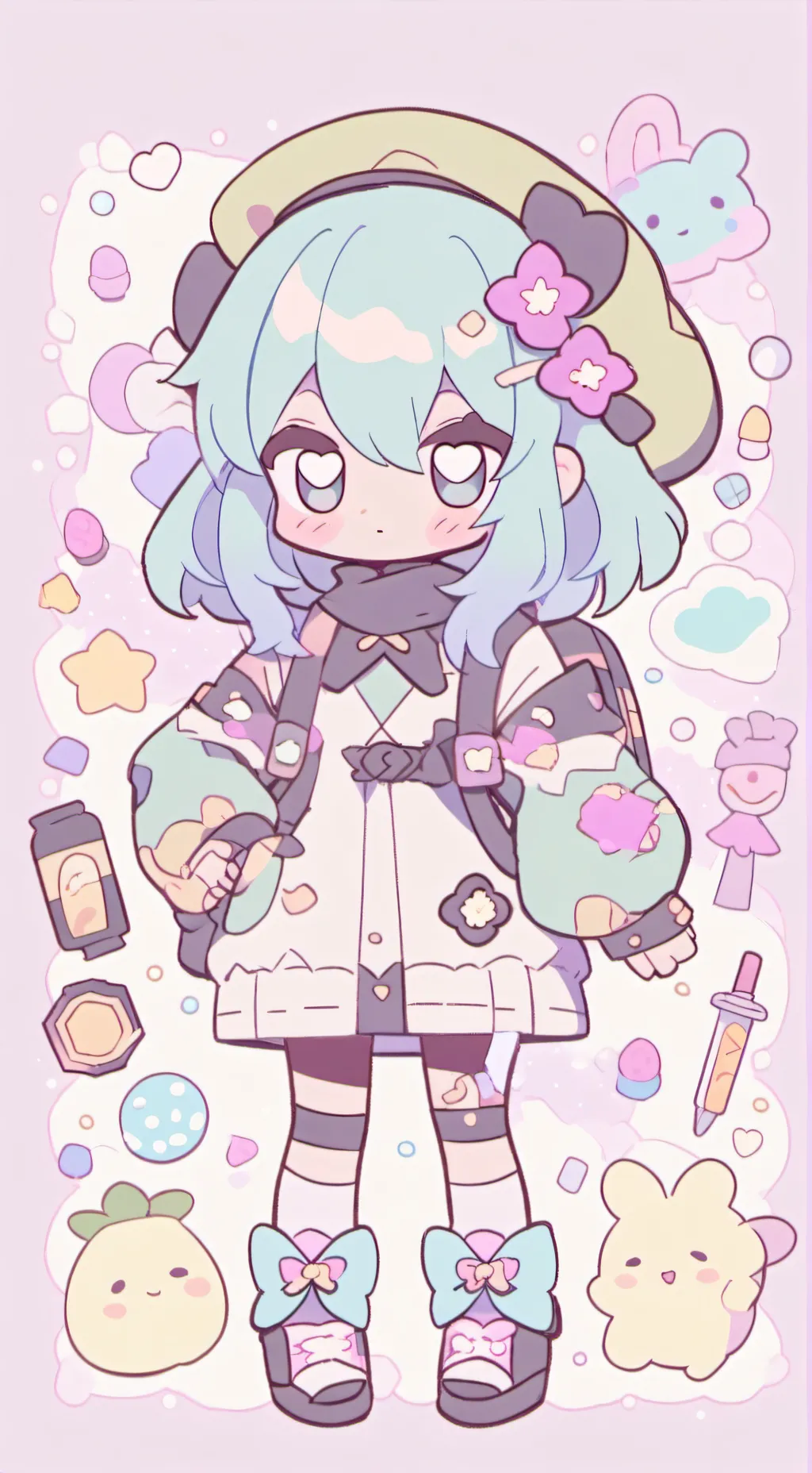 ai character: Sprunki background