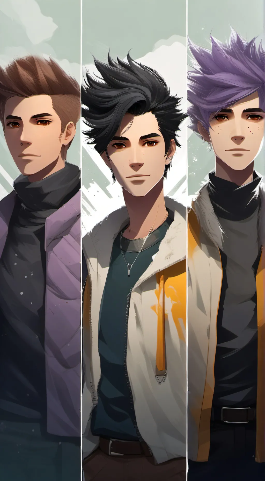 ai character: Tunner,SimonDurple background