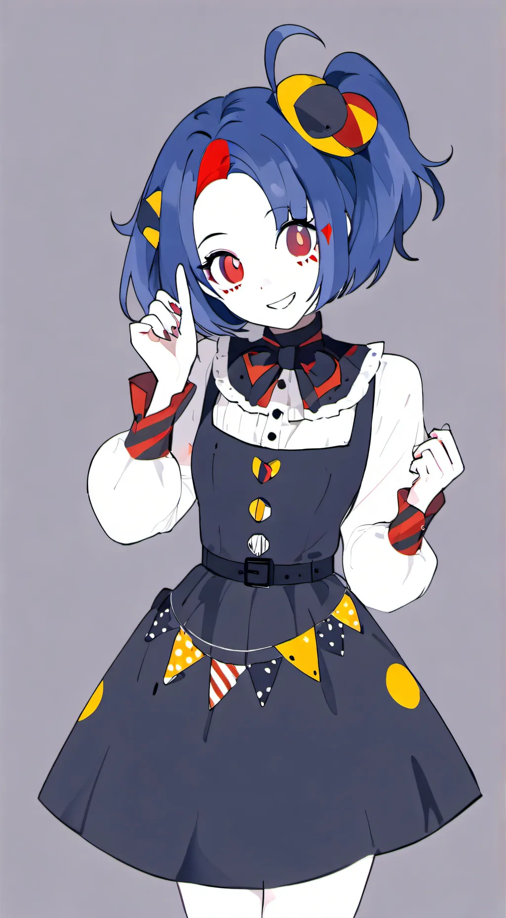 ai character: Clown Girl background