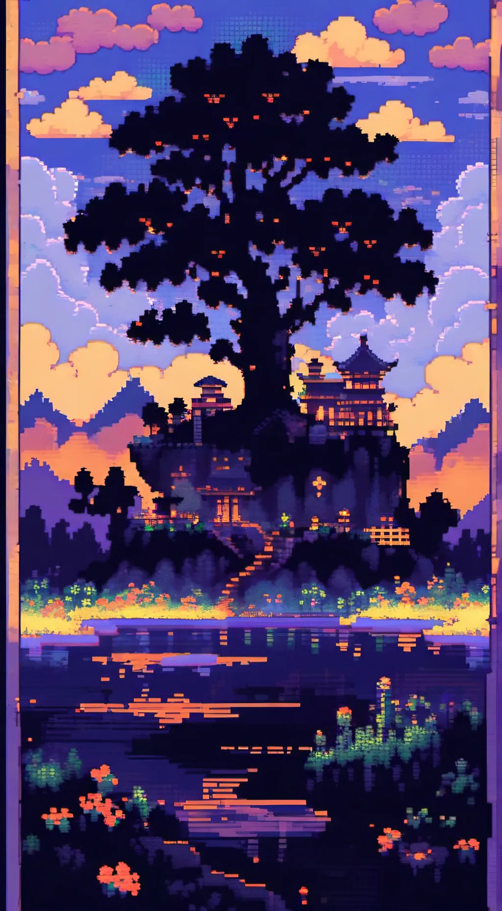 ai character: CTHN /Minecraft⚡ background