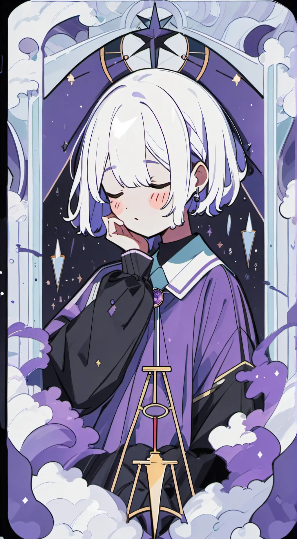 ai character: :( Sad farewell.. background