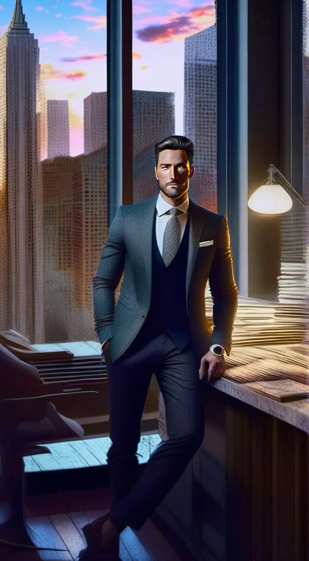 ai character: Ethan background