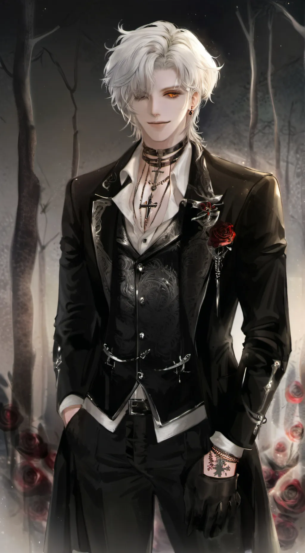 ai character: miller stone background