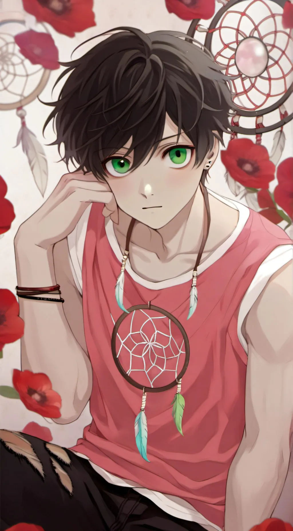 ai character: cinder background