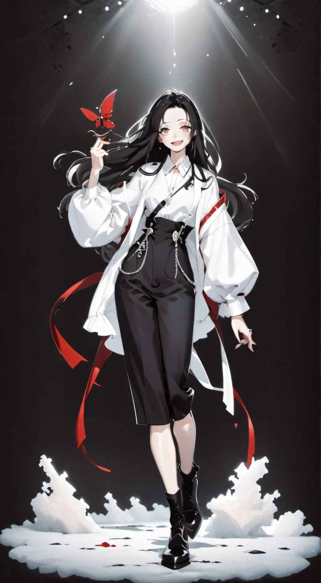 ai character: nezuko background