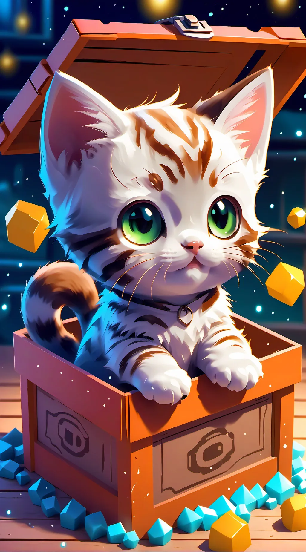 ai character: Whiskers  background