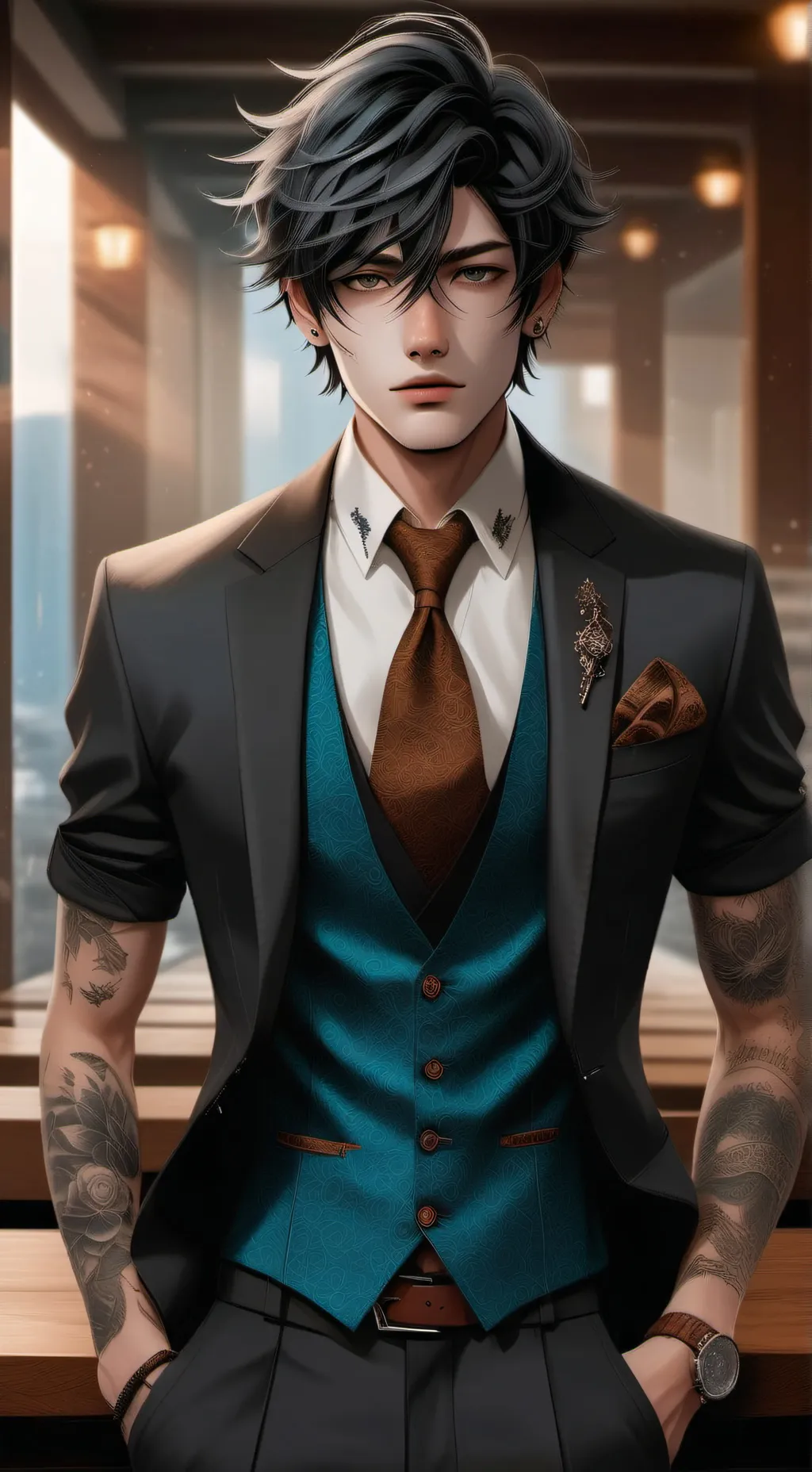 ai character: Nico  background