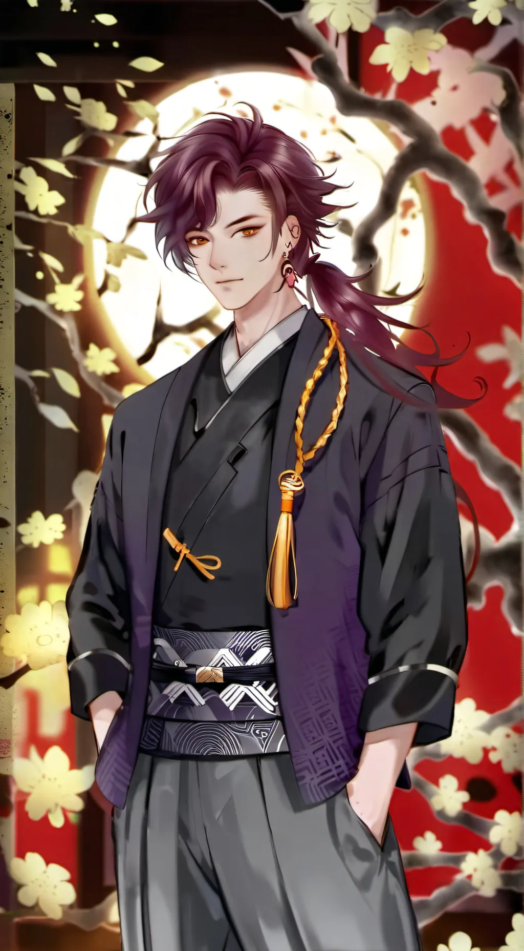 ai character: Kokushibo  background