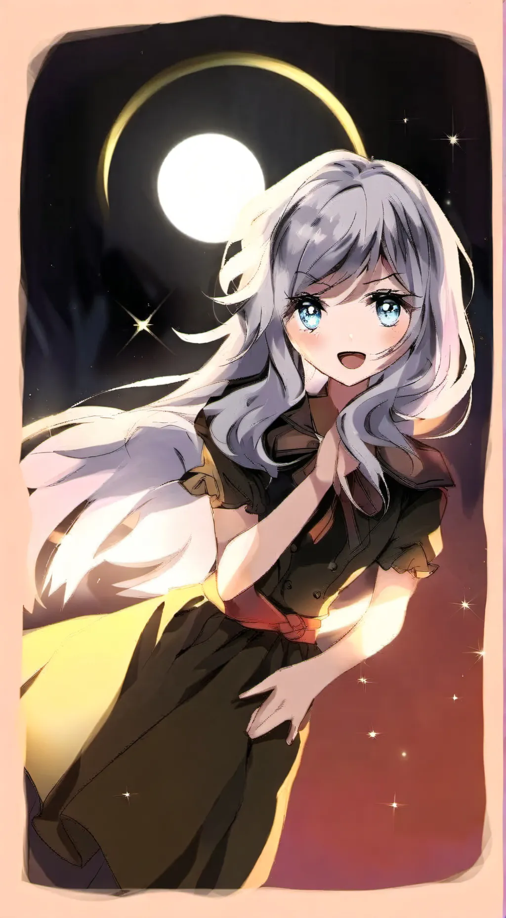 ai character: Melody background