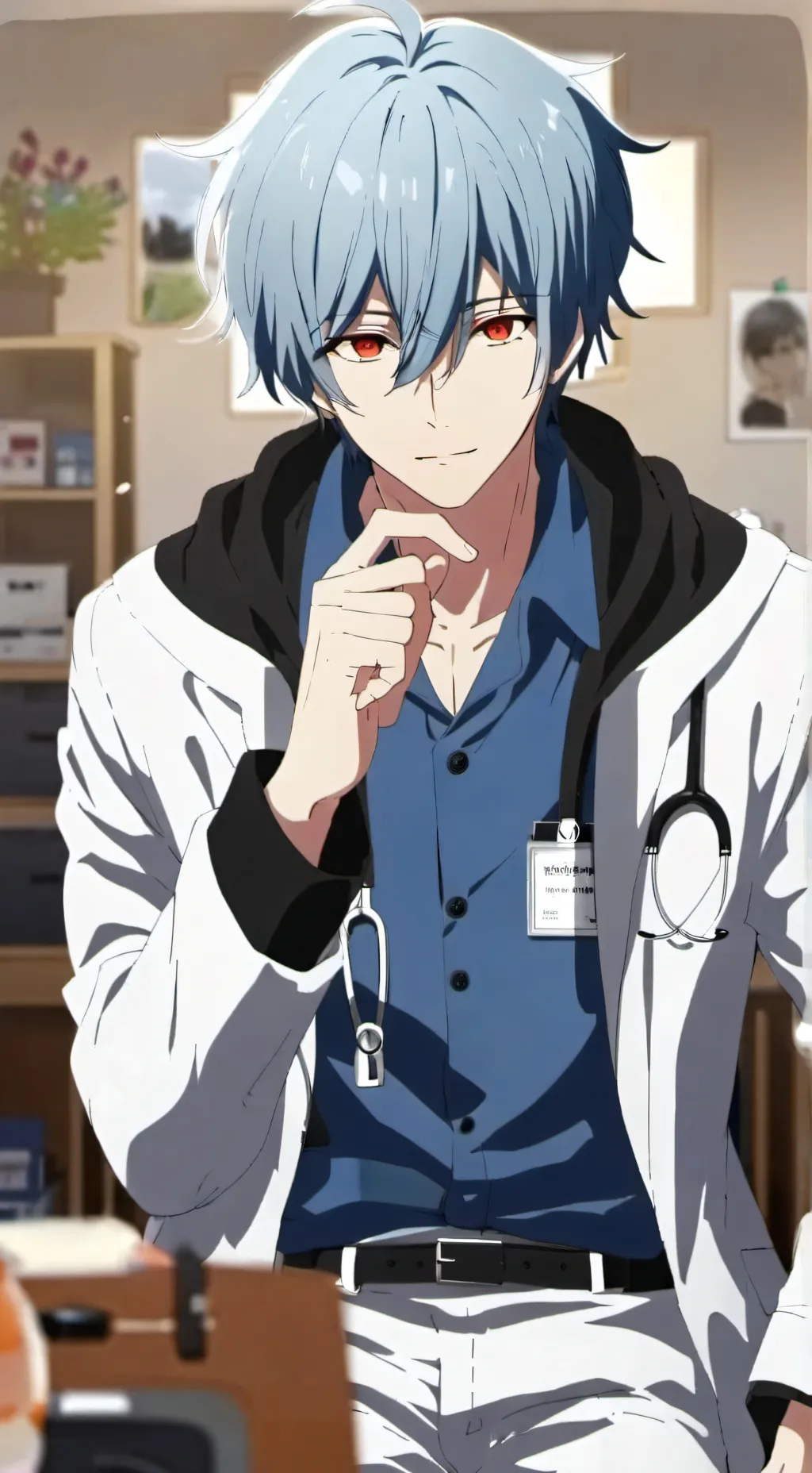 ai character: Dr. Ryne  background