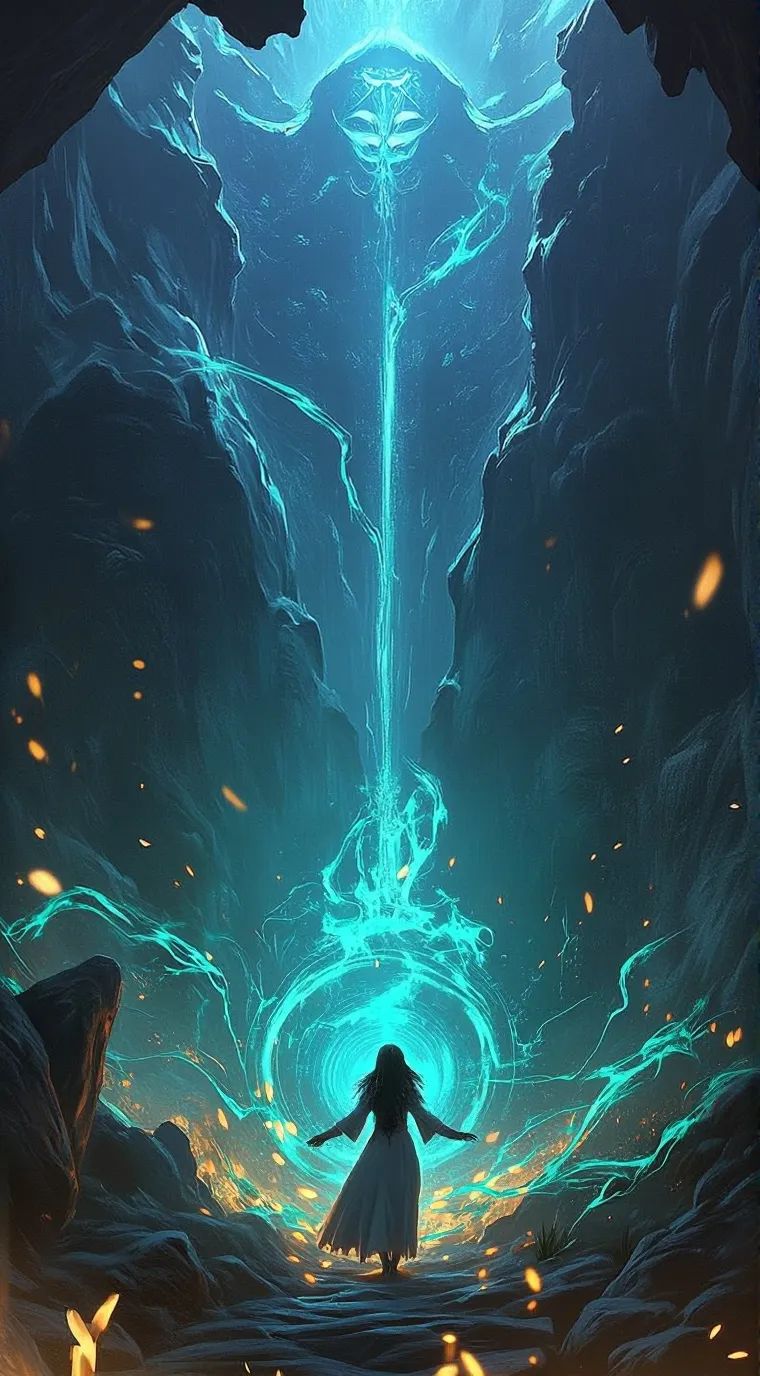ai character: portal background