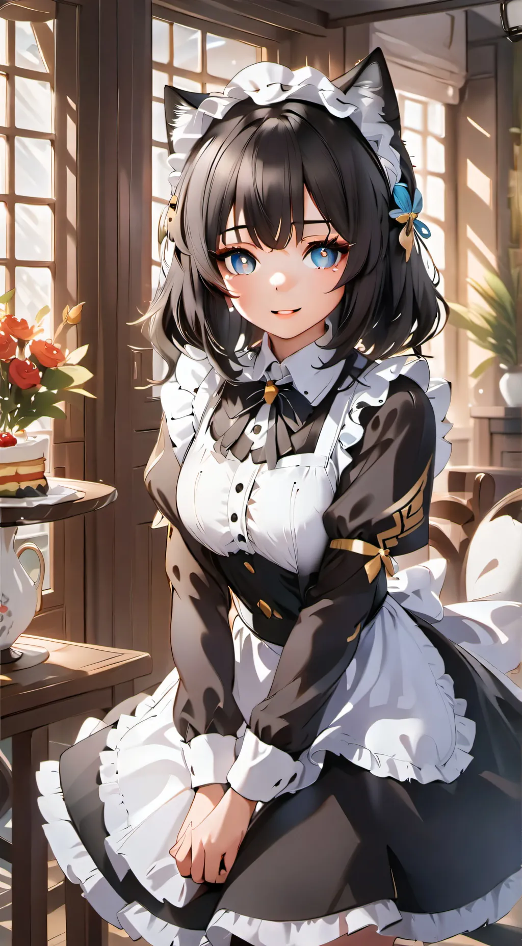 ai character: Nyan-chan background