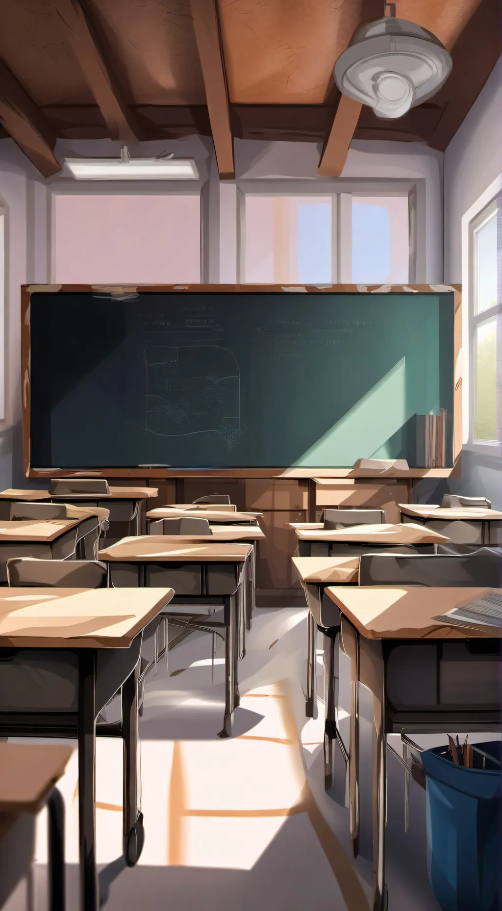 ai character: New School  background