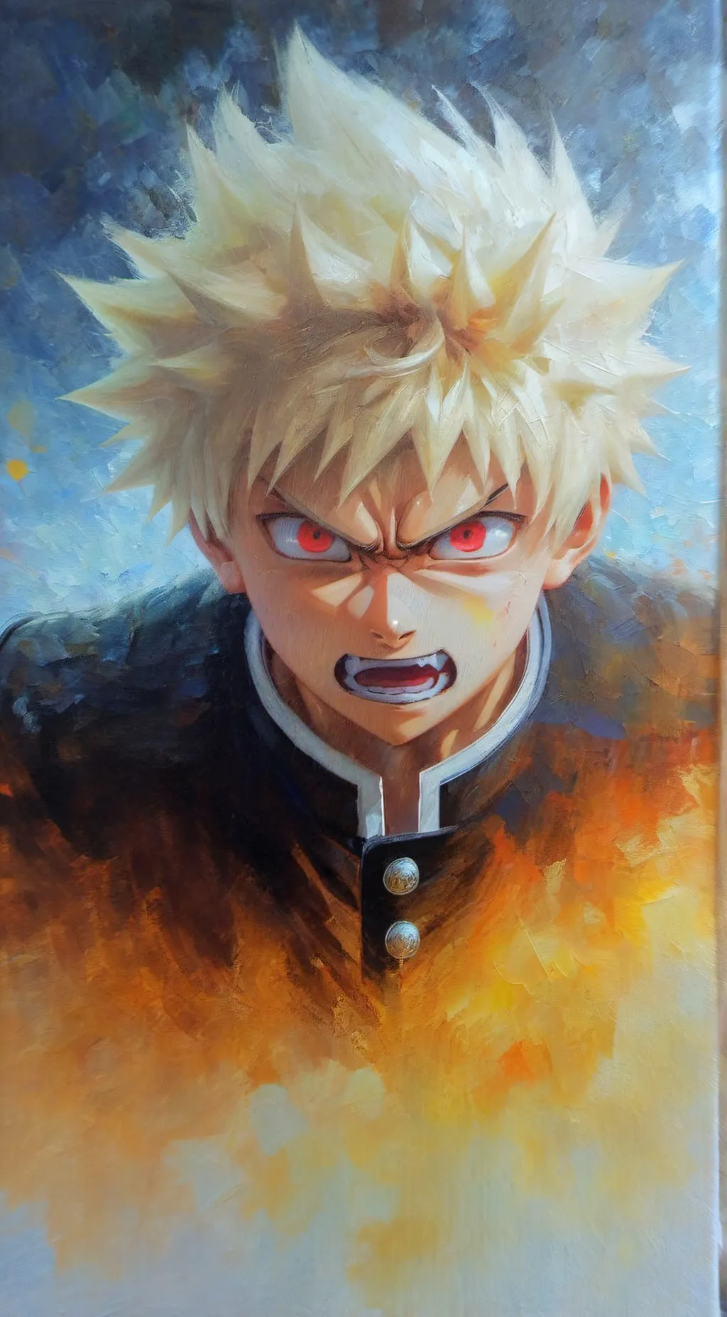 ai character: Bakugo (Kacchan) background